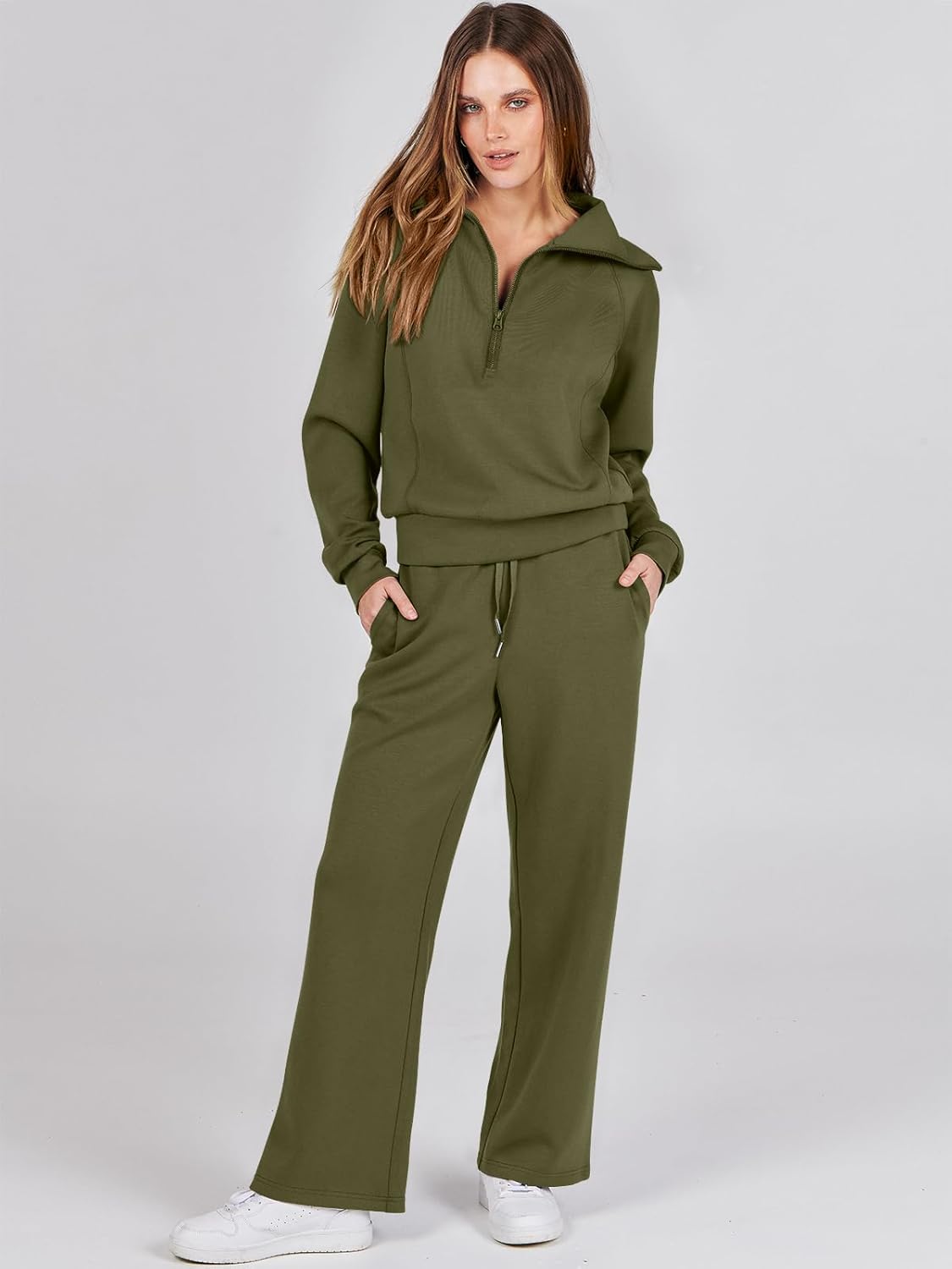 Women Oversized Sweatshirt And Sweatpants Set-My Comfy Blouse