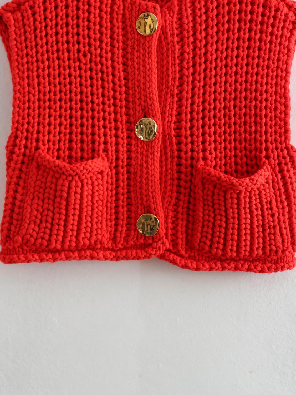 Vintage Style Knit Vest-My Comfy Blouse