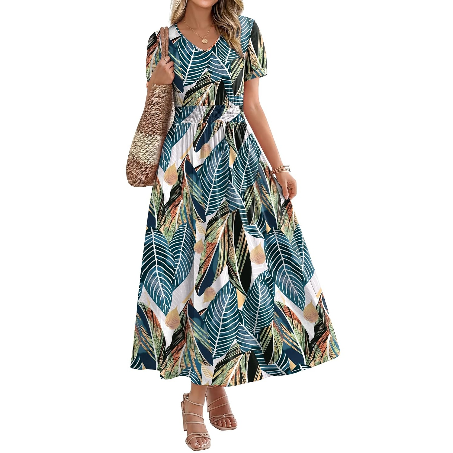 Boho Casual Midi Long Dress For Women