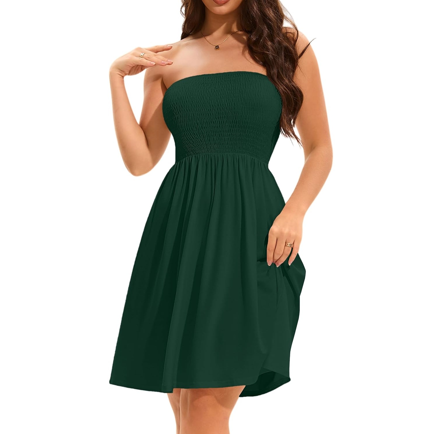 Casual Strapless Summer Sundress For Women