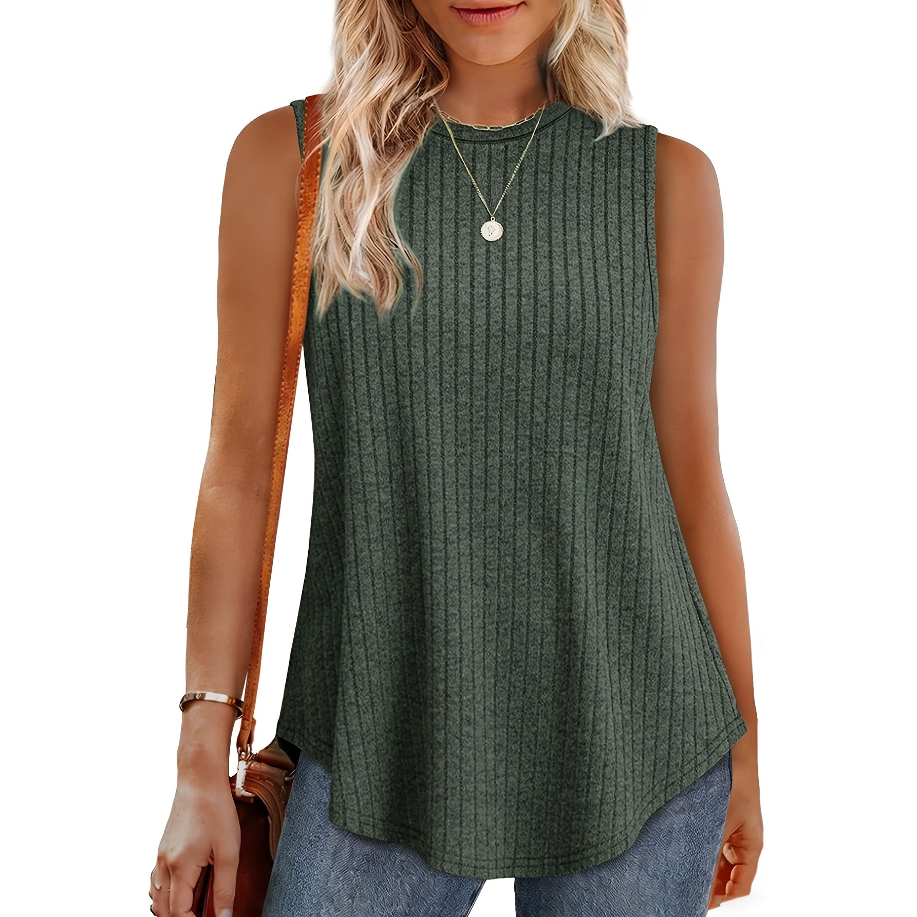 Casual Loose Sleeveless Shirt For Women