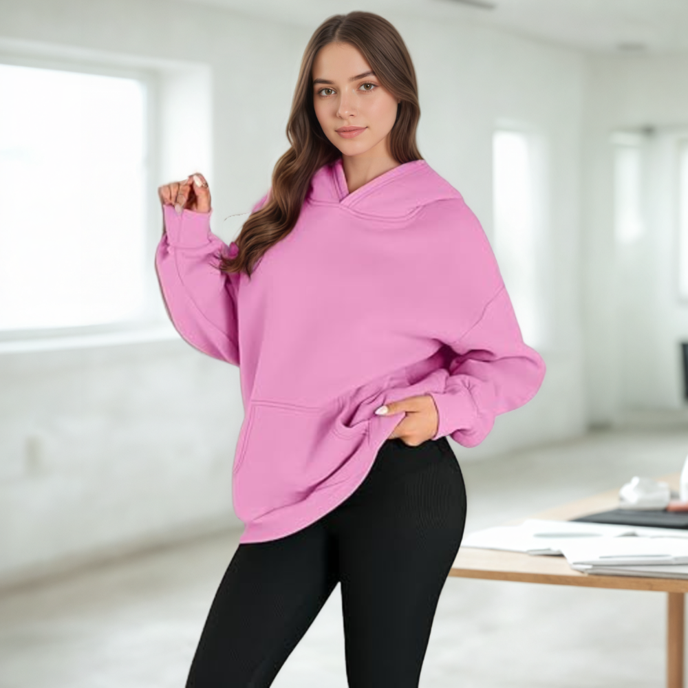 Women Oversized Fleece Hoodie Sweatshirt Pullover for Fall and Winter