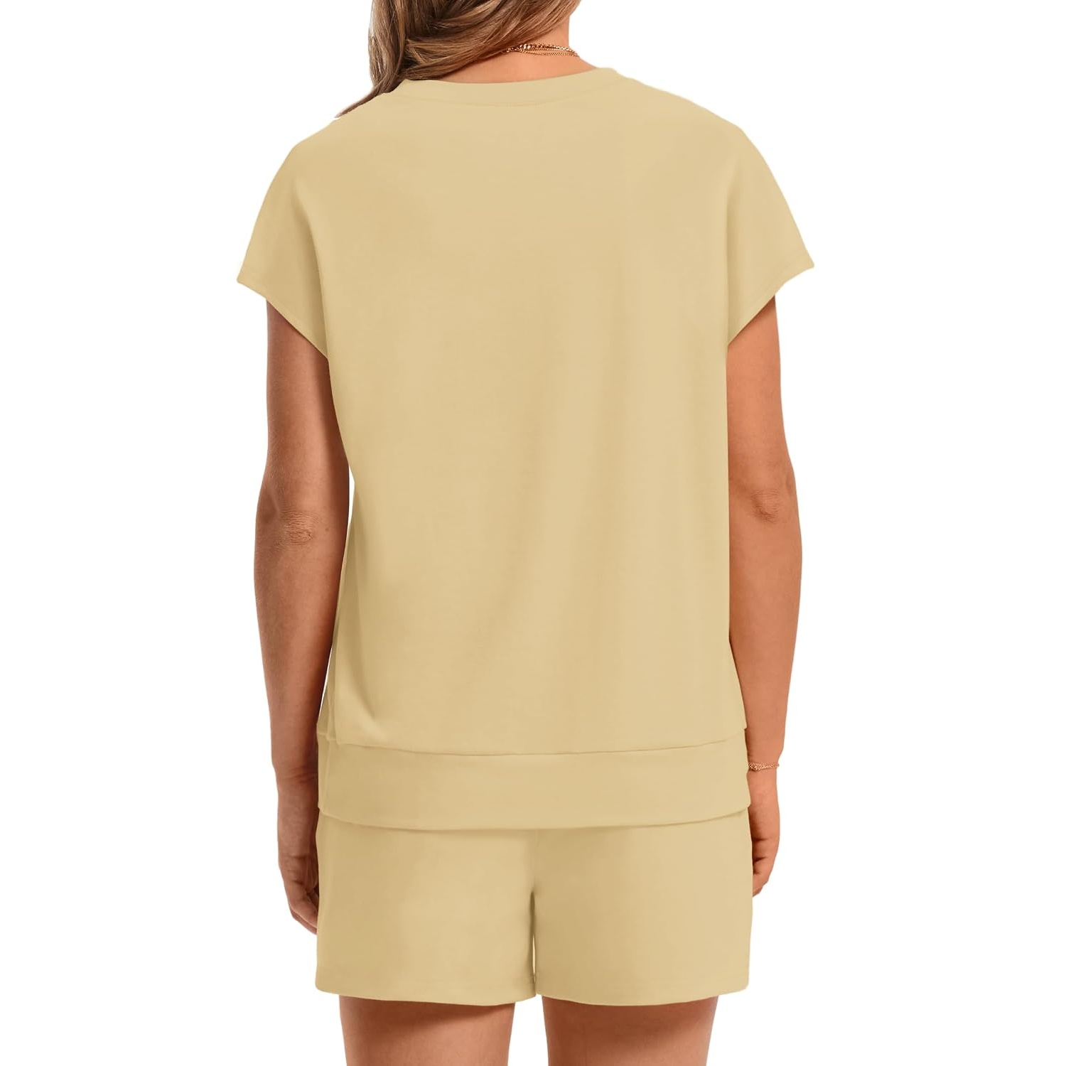 Summer Lounge Set with Drawstring Pocket