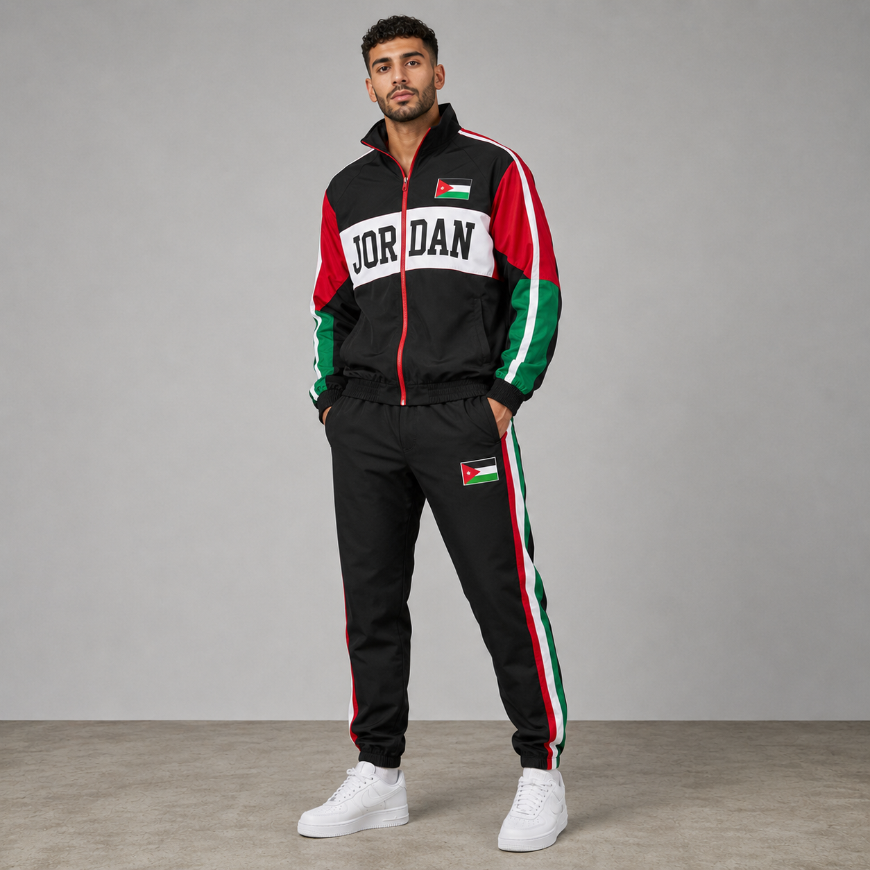 World Cup 2026 Themed Jordan Football Fan Sweatshirt And Jogger Set