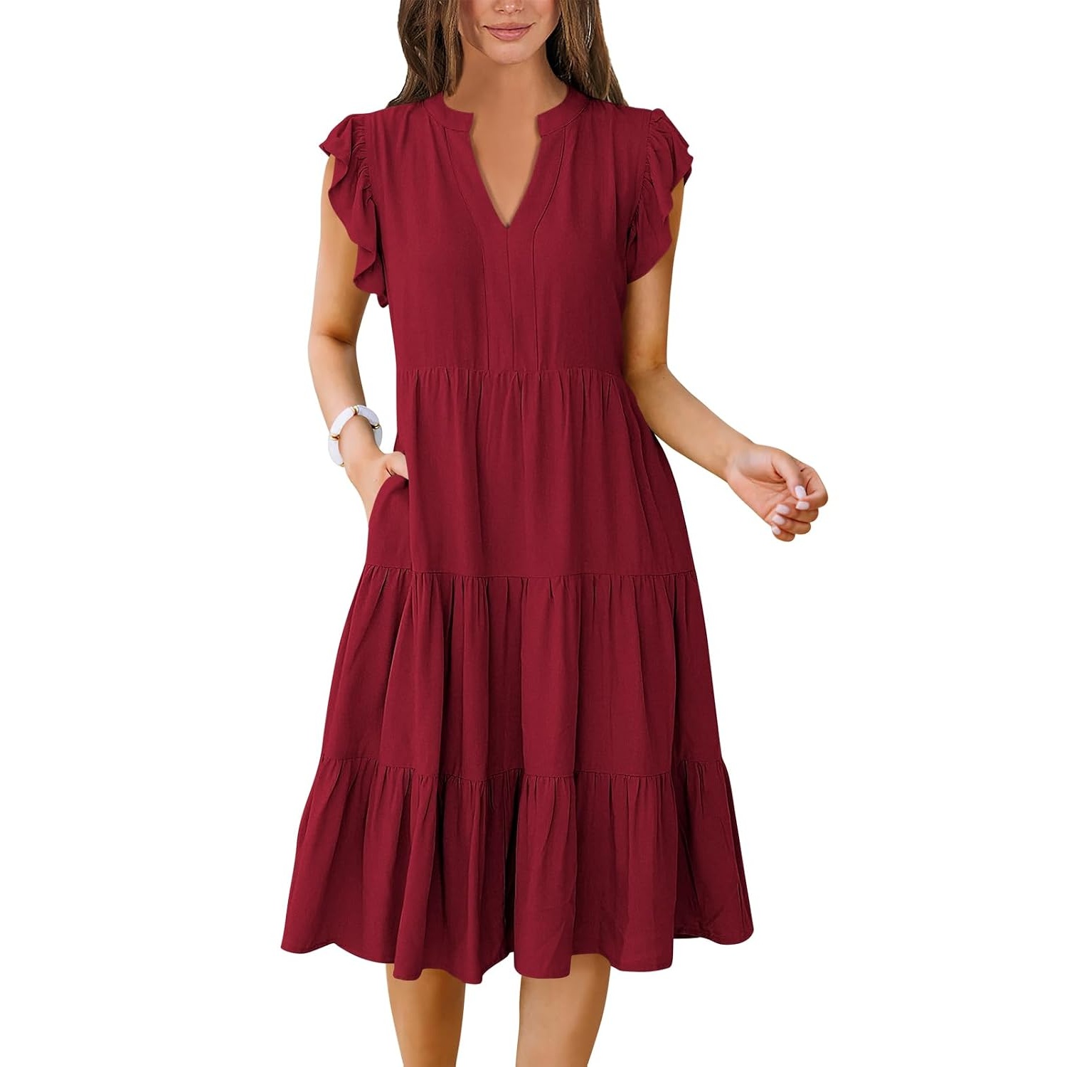 Casual Midi Boho Summer Dress For Women