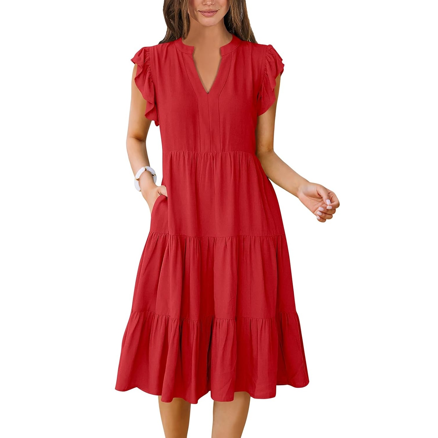 Casual Midi Boho Summer Dress For Women