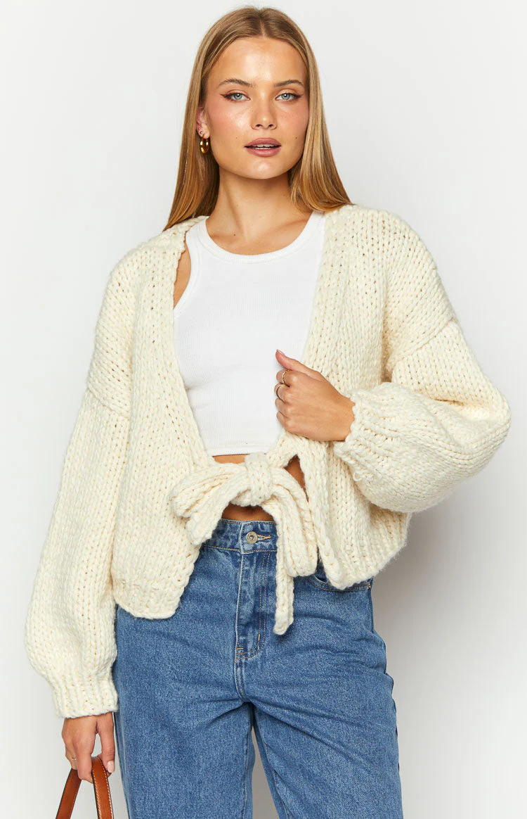 Cozy Holiday Knit Sweater For Casual Outfits