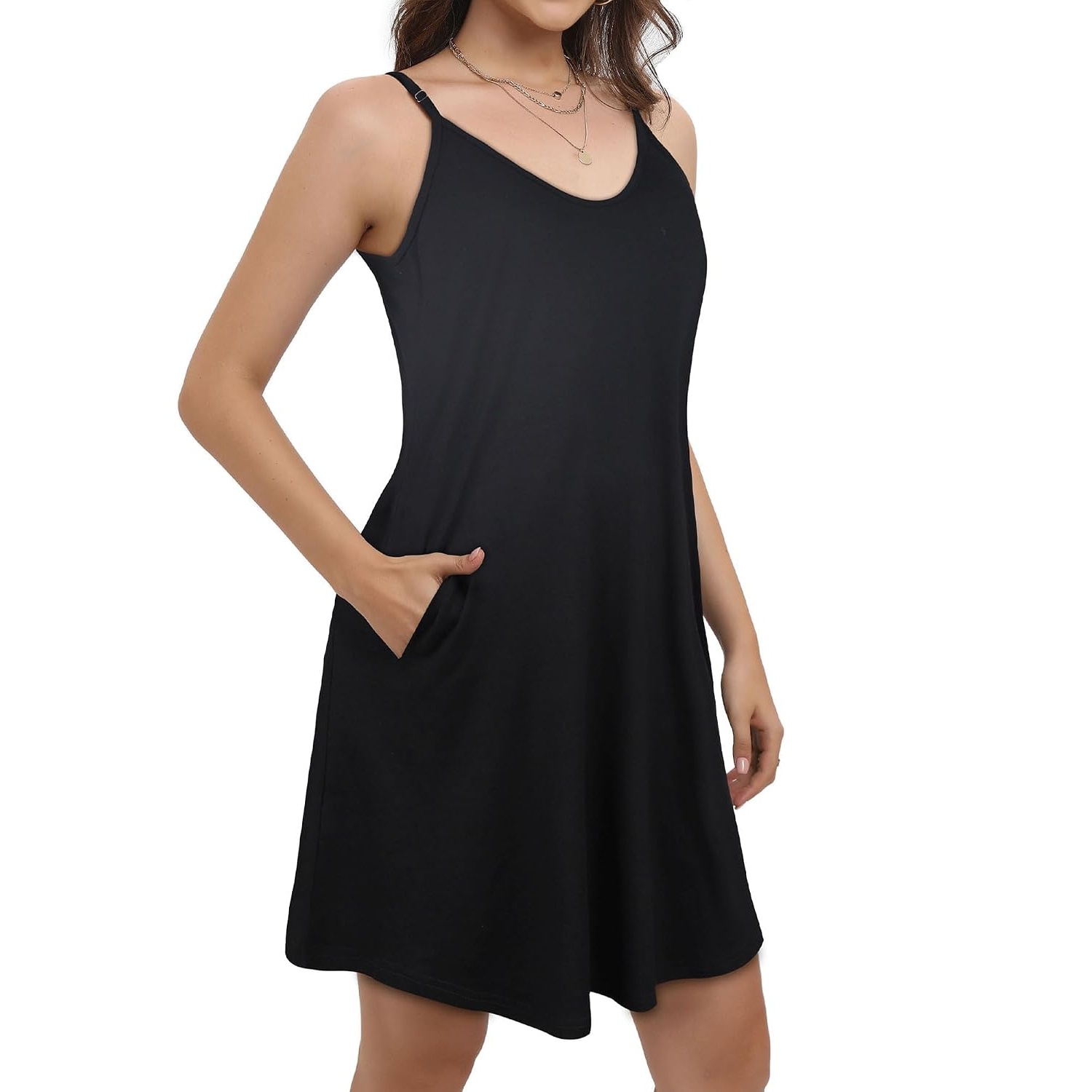 Casual Beach Spaghetti Dress With Strap For Women
