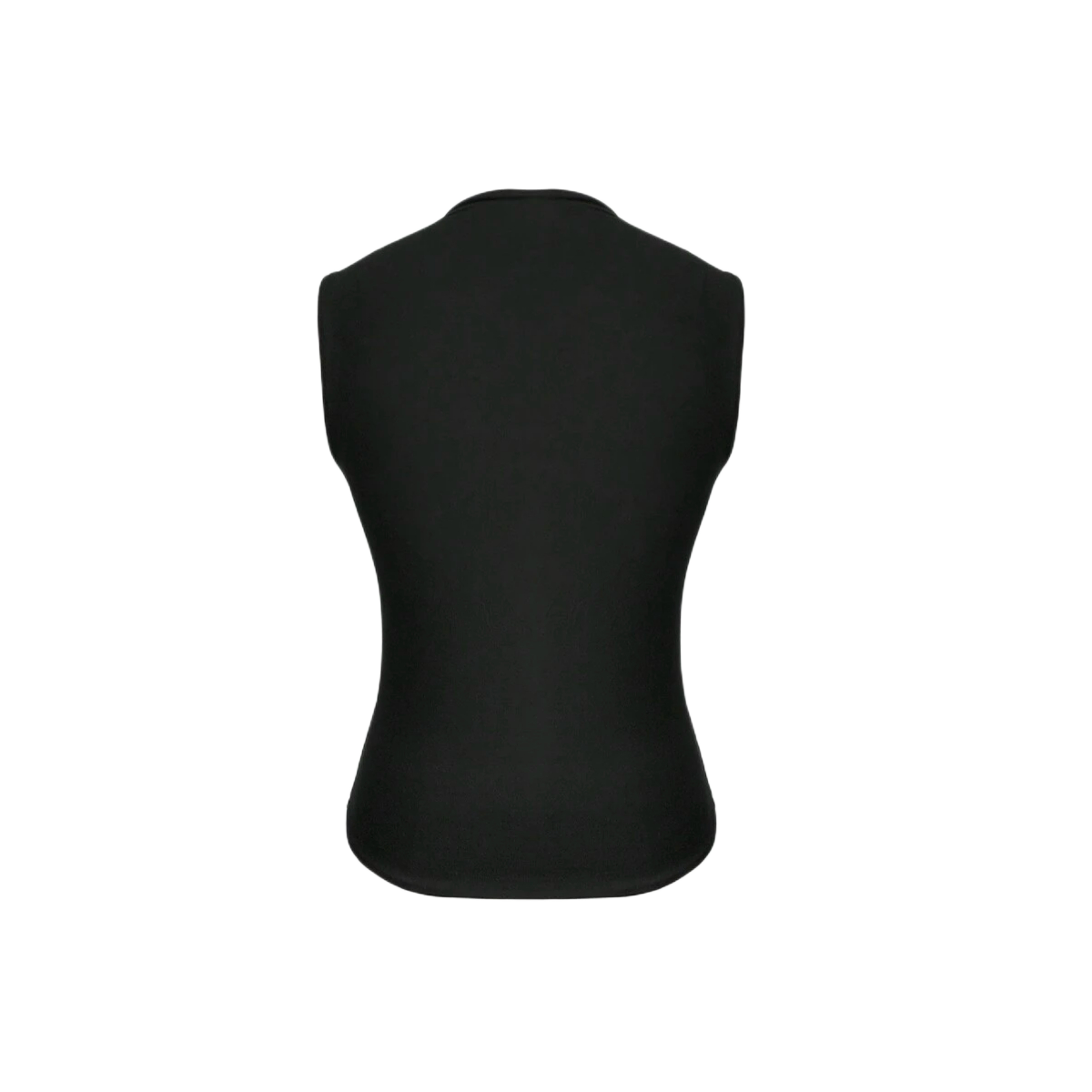 Sleeveless Double Layer Stretchy Slim Fit Top For Women