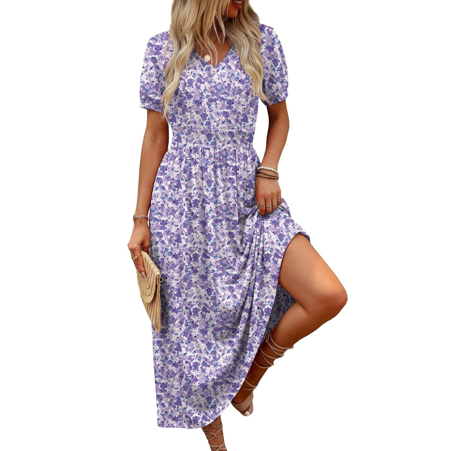 Boho Casual Midi Long Dress For Women