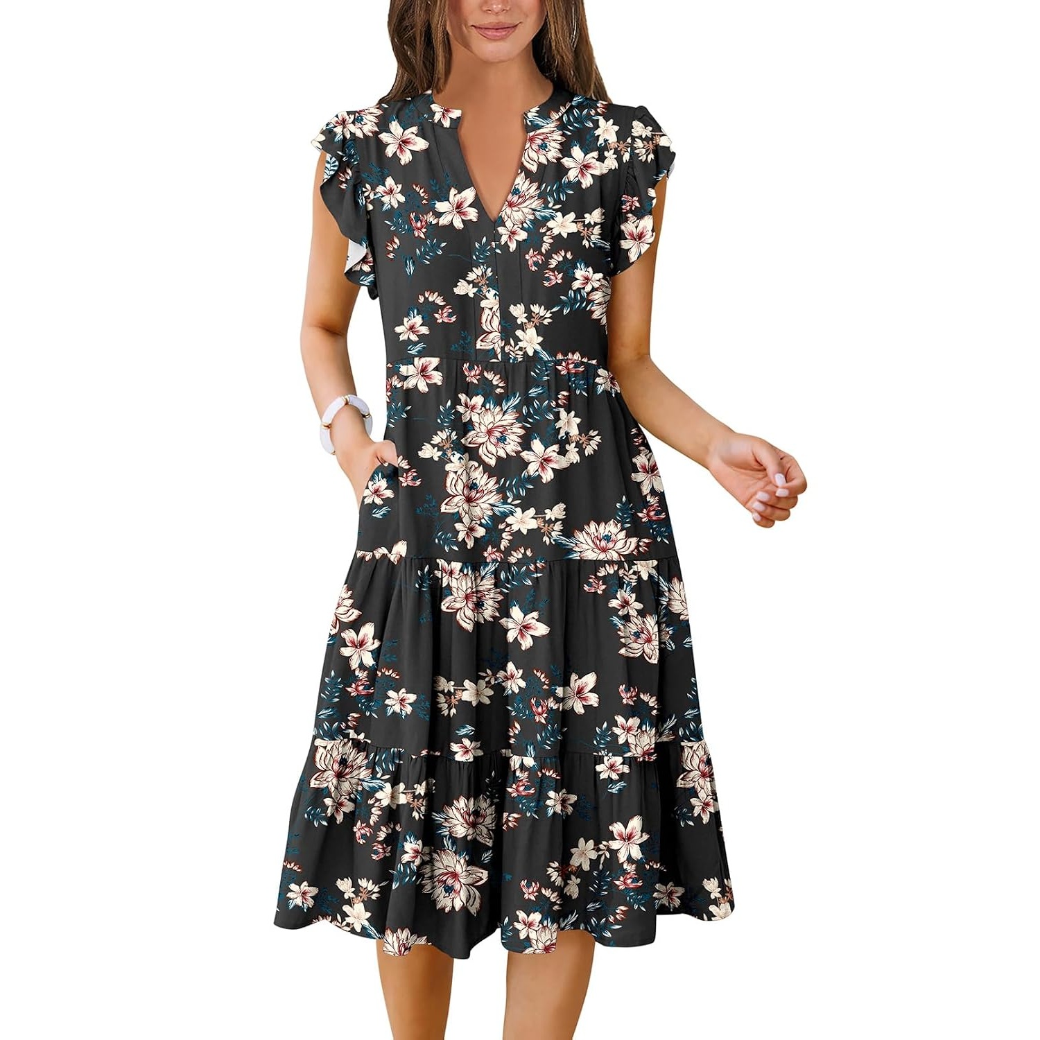 Casual Midi Boho Summer Dress For Women