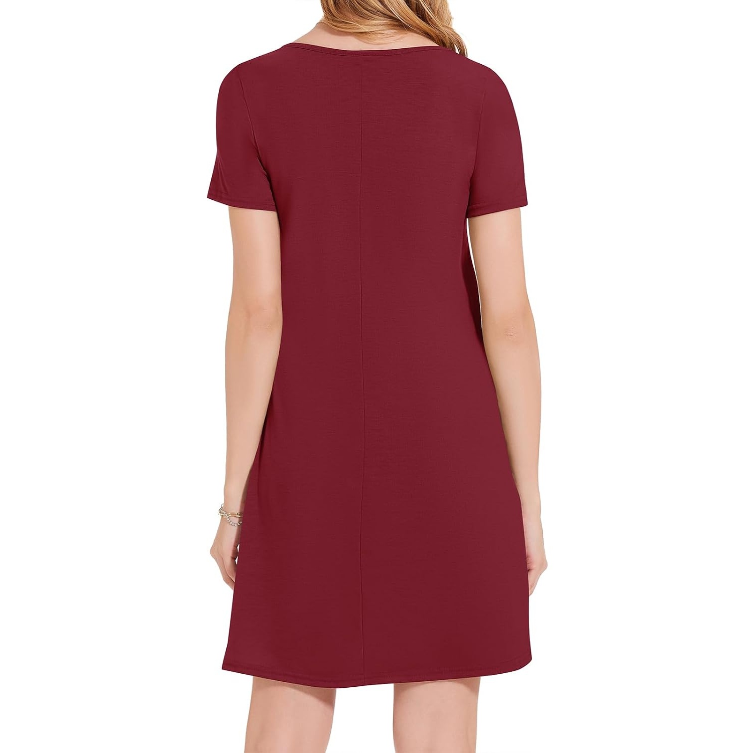 Casual Loose Short Sleeve Beach Dresses For Women