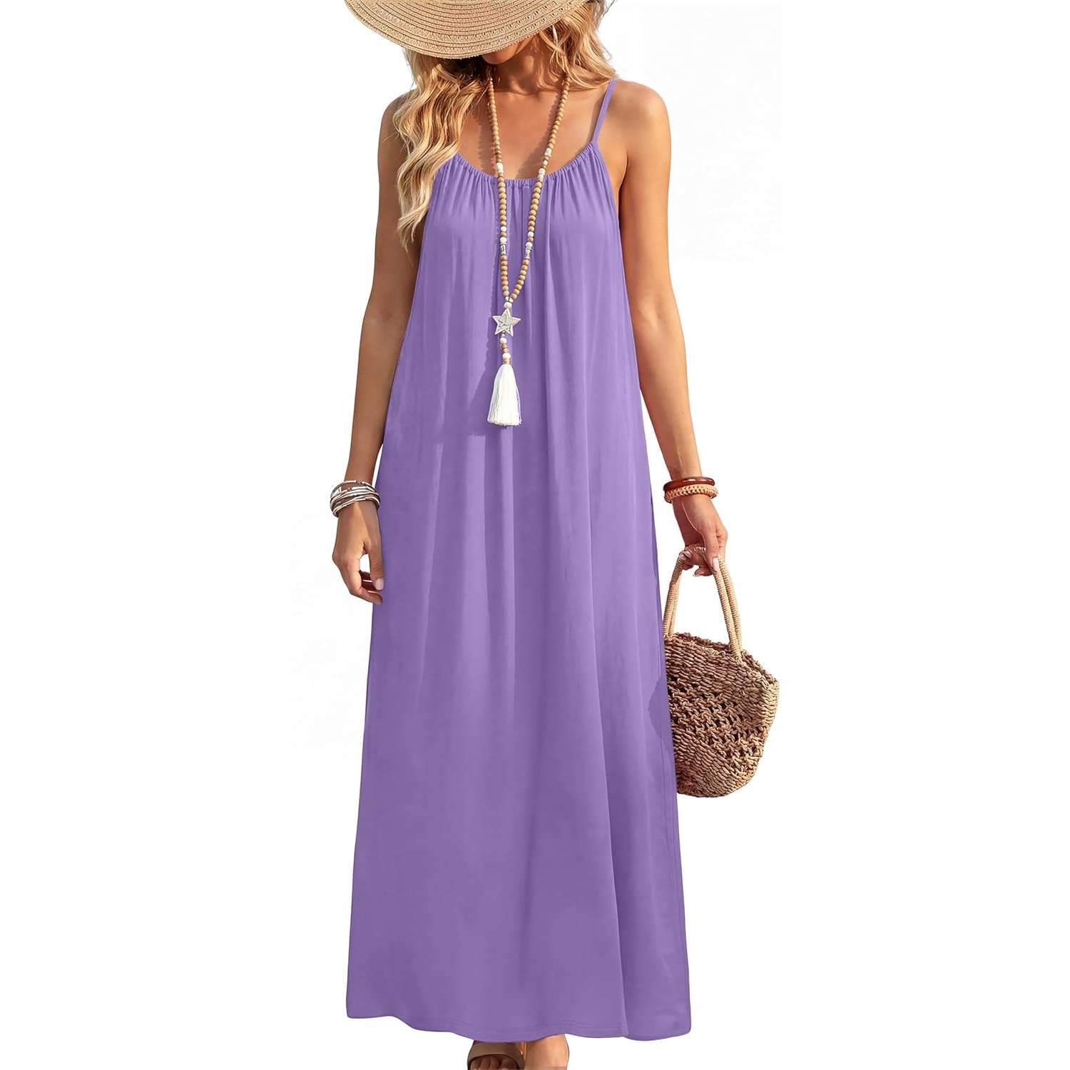 Beach Spaghetti Strap Summer Dresses For Women
