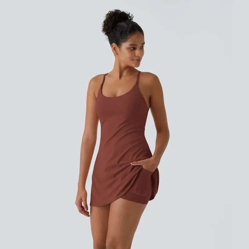 Casual Backless Active Dress For Dance Wear For Women