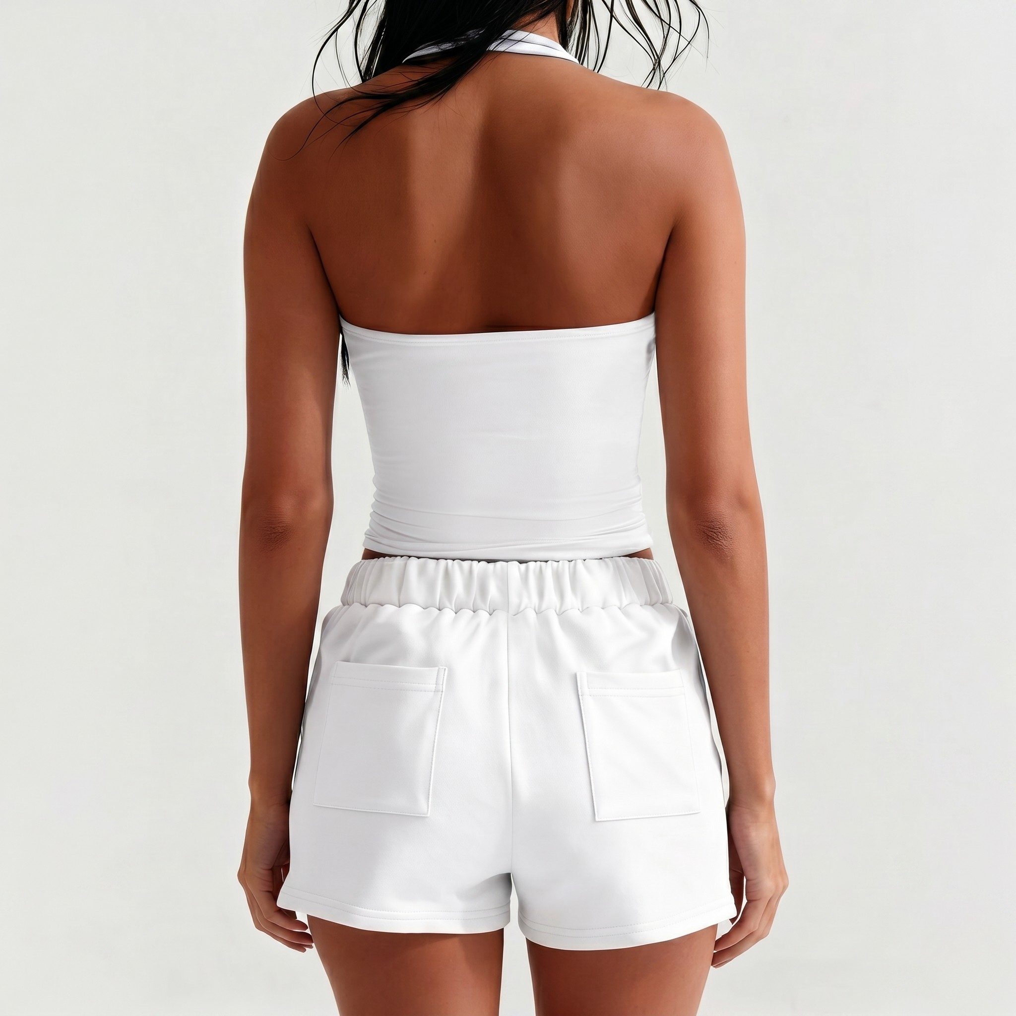 Casual Backless Halter Fit Camisole For Women