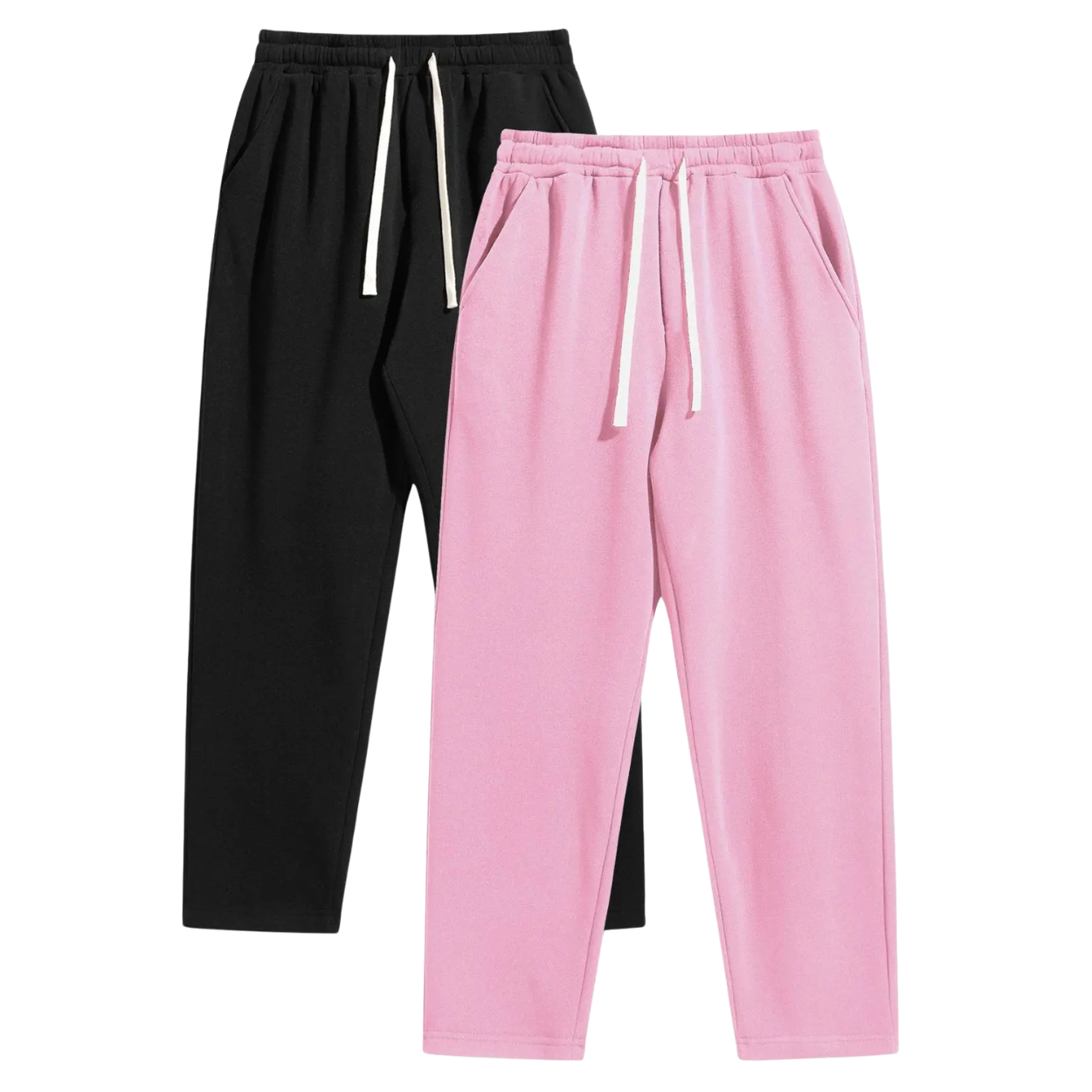 2 Pieces Casual Sweatpants With Pockets For Men
