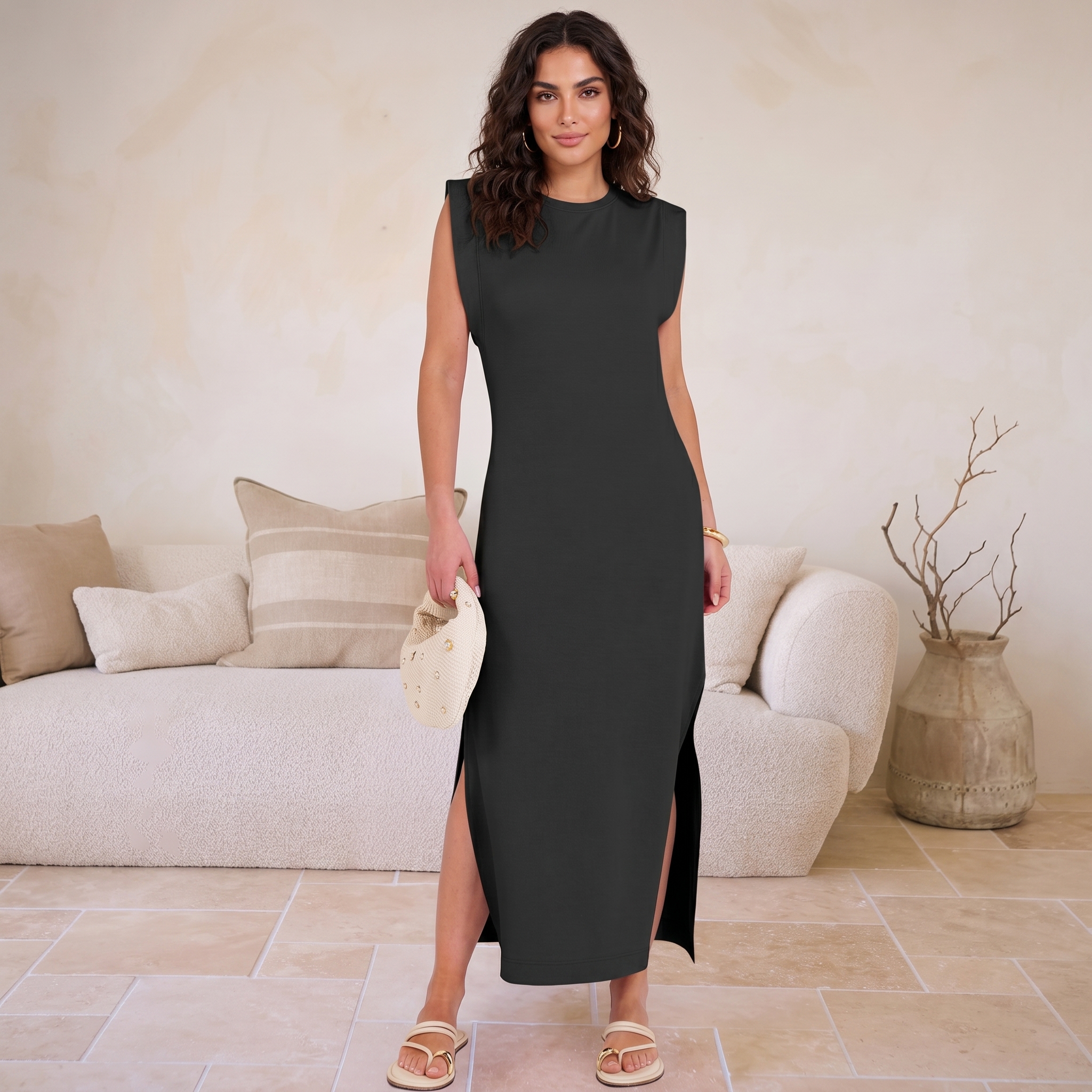 Summer Casual Sleeveless Maxi Dress For Women