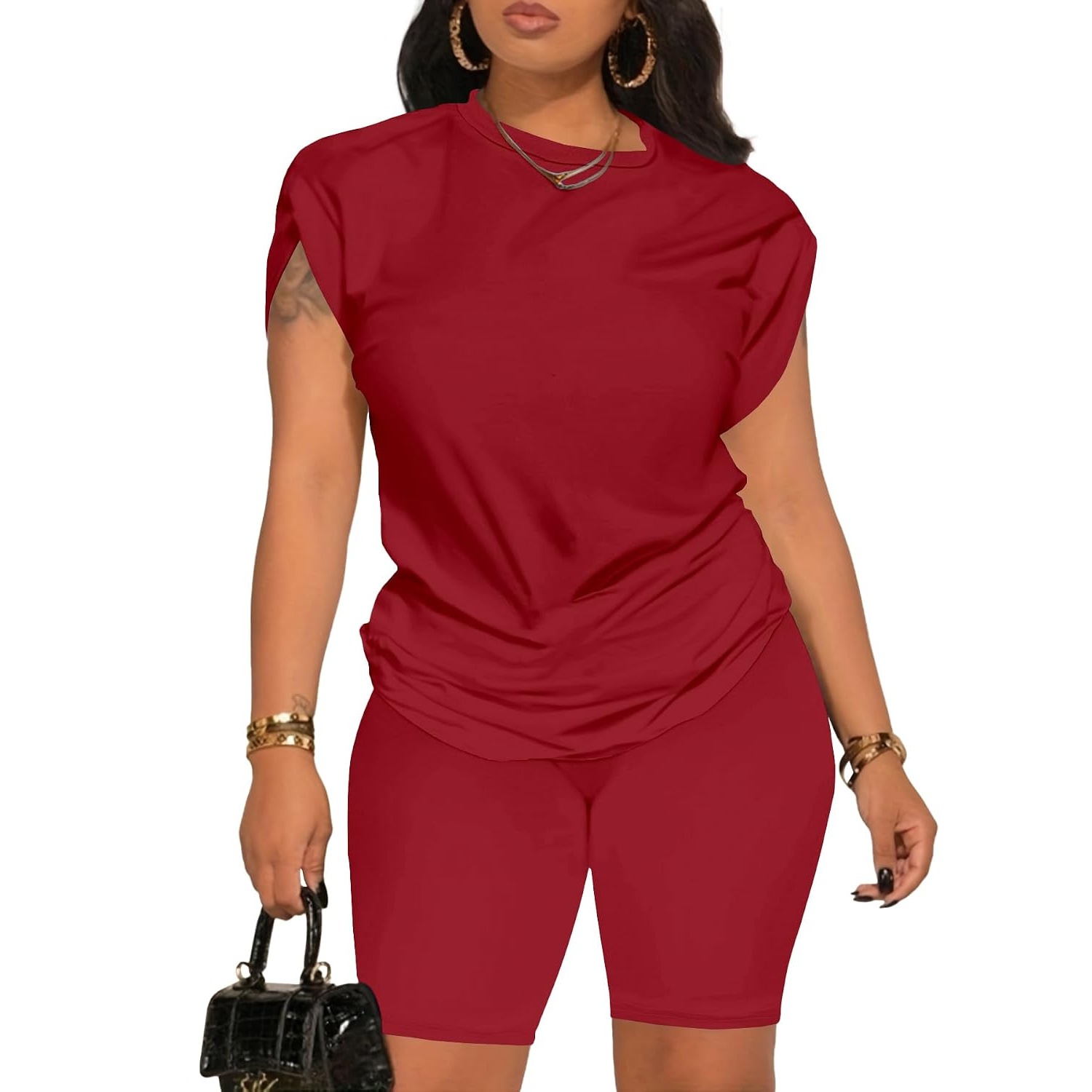 Two Piece Workout And Lounge Outfit For Women