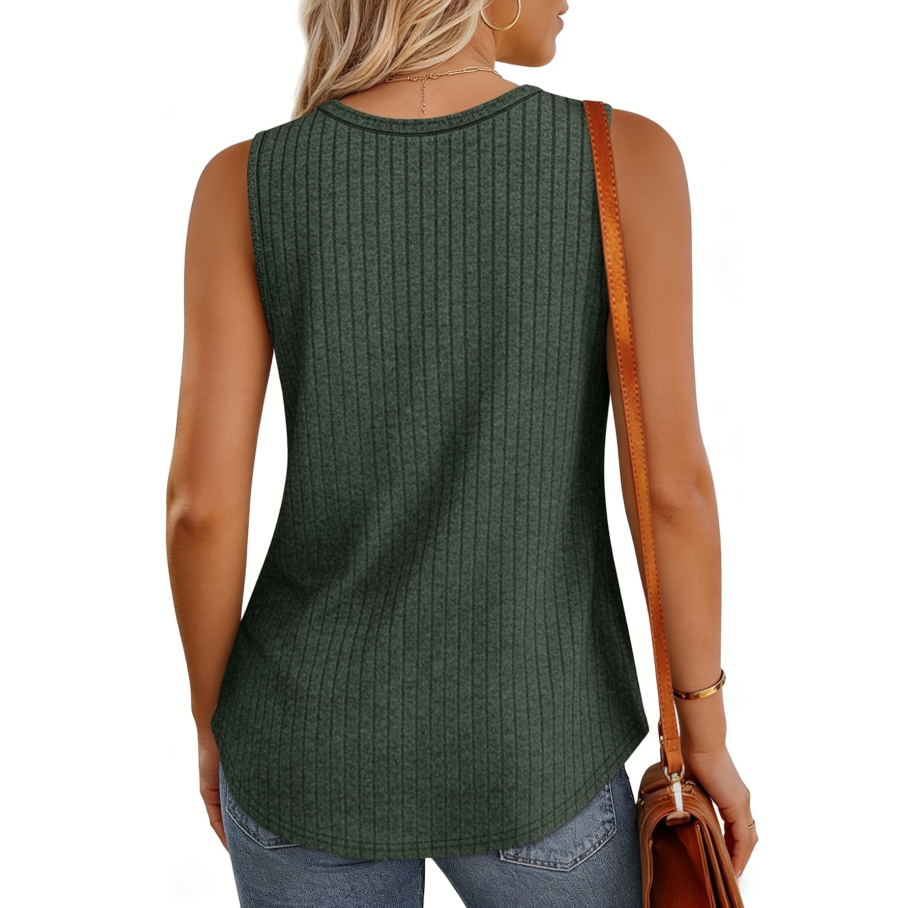 Casual Loose Sleeveless Shirt For Women