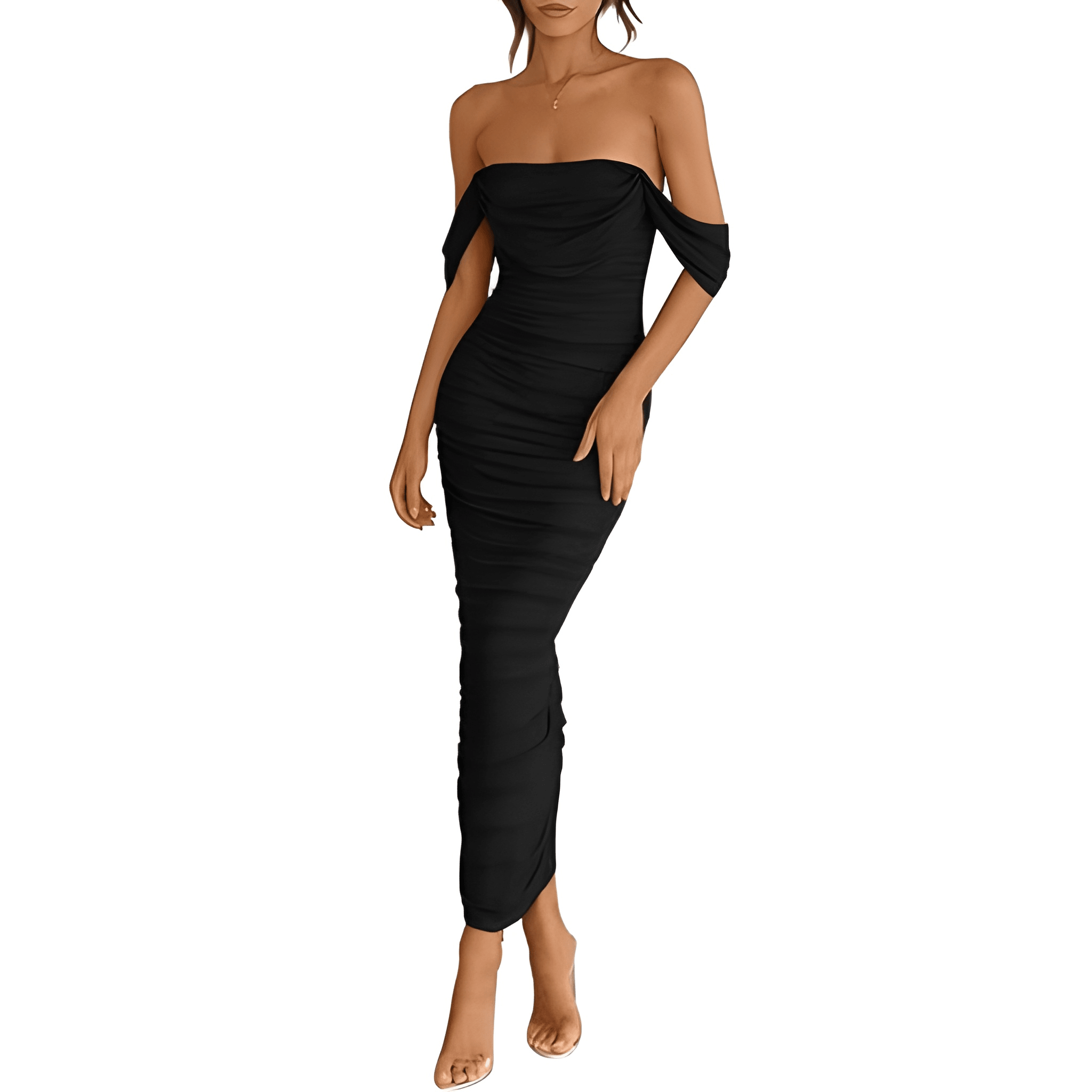 Summer And Ruched Bodycon Sleeveless Maxi Dress Dresses For Women