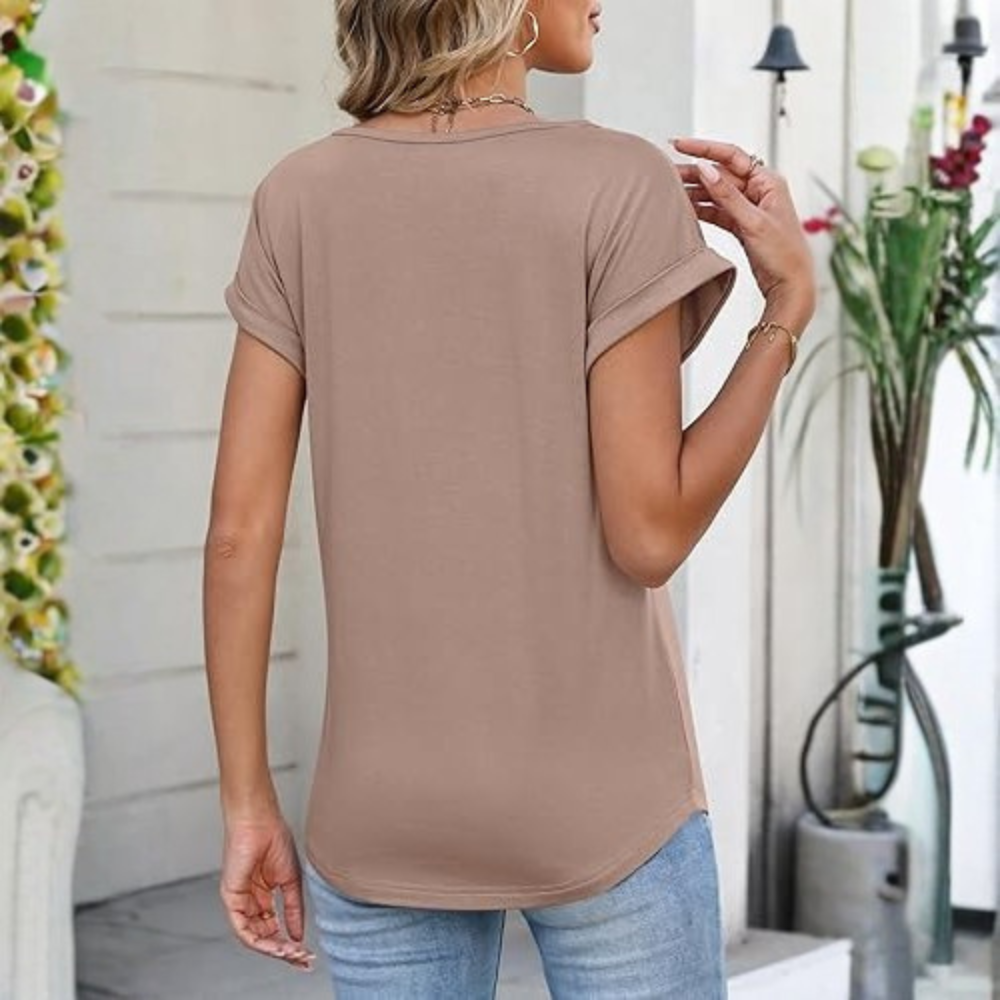 Vintage Inspired Smocked Blouse Casual Summer Wear For Women