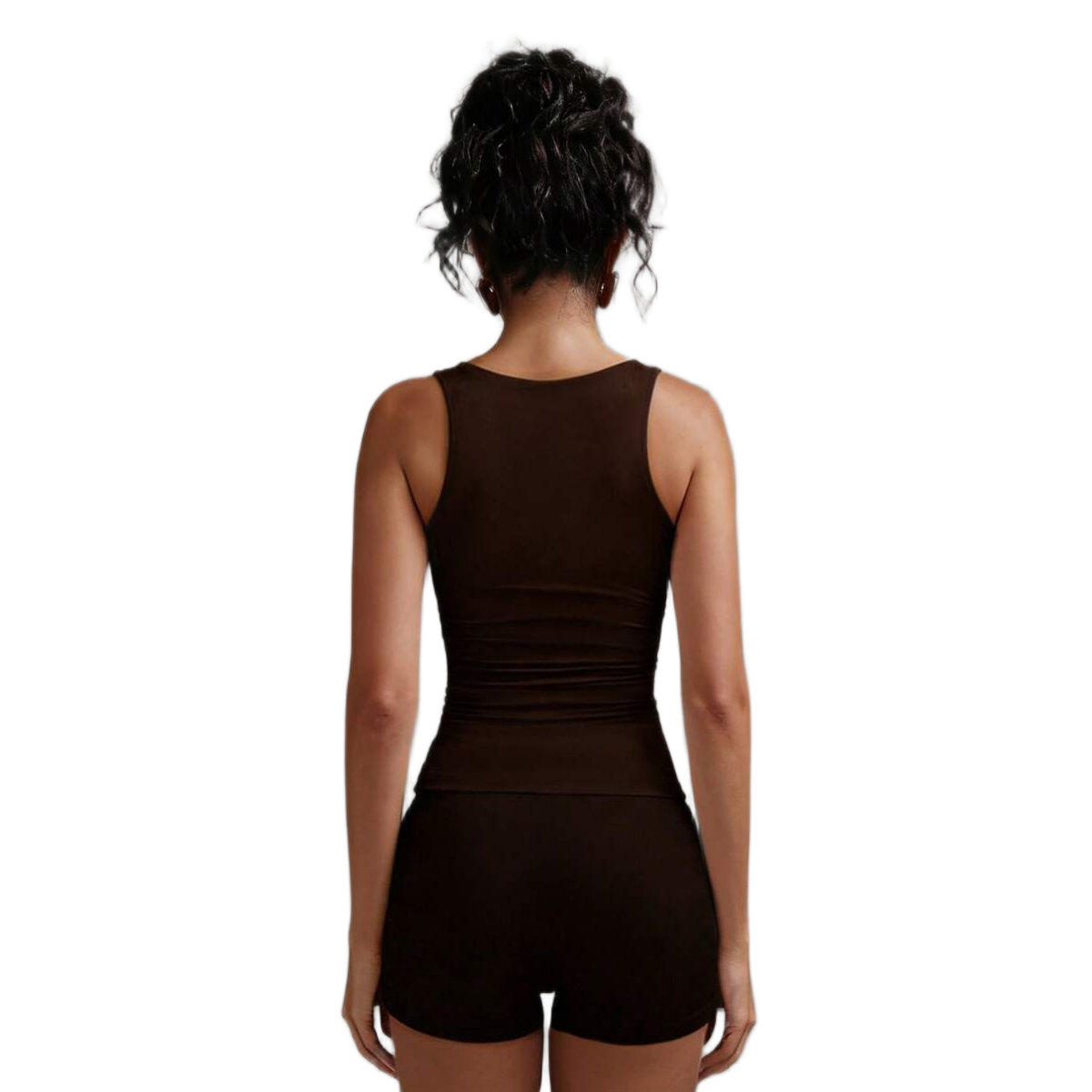 Casual Double Layer High Elasticity Sleeveless Tank Top For Women