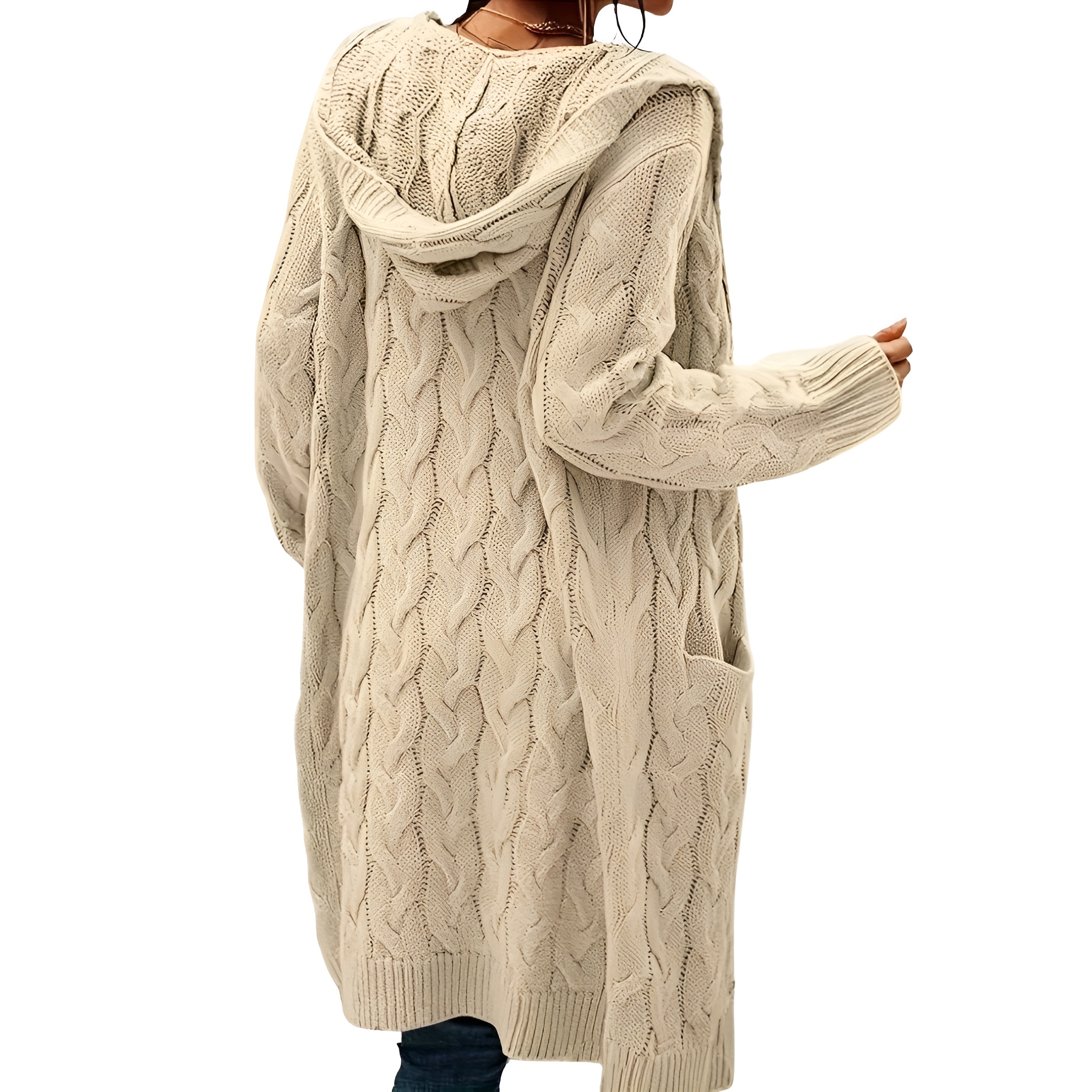 Casual Long Cardigan Knitwear For Women