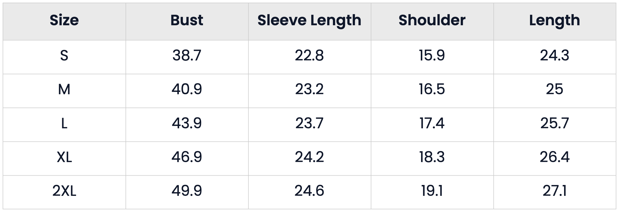 Size Chart for Furry Faux Fur Button Lapel Winter Jacket with Pockets for Women