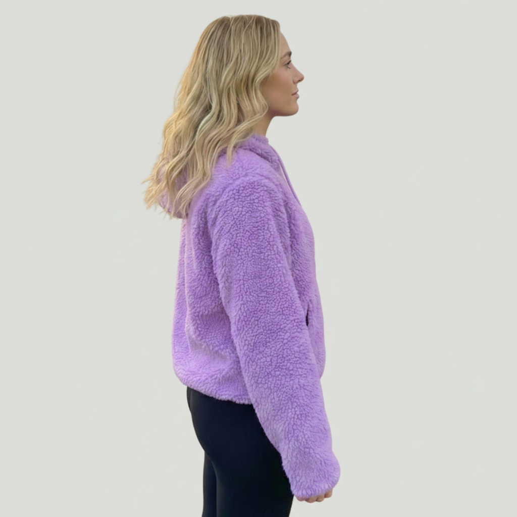Half Zip Fleece Pullover For Women