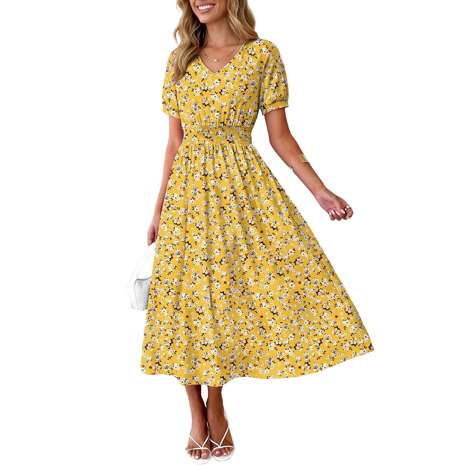Boho Casual Midi Long Dress For Women