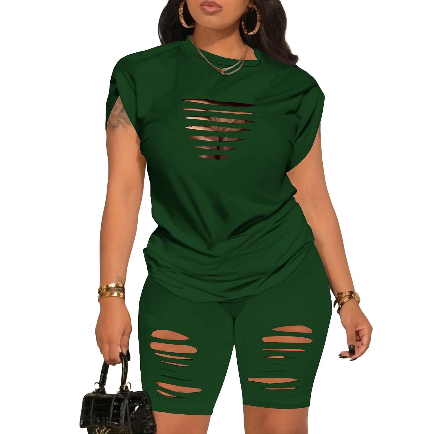Two Piece Workout And Lounge Outfit For Women