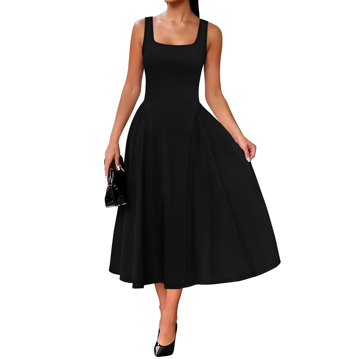 Ruffle A Line Ruched Dress Dresses For Women