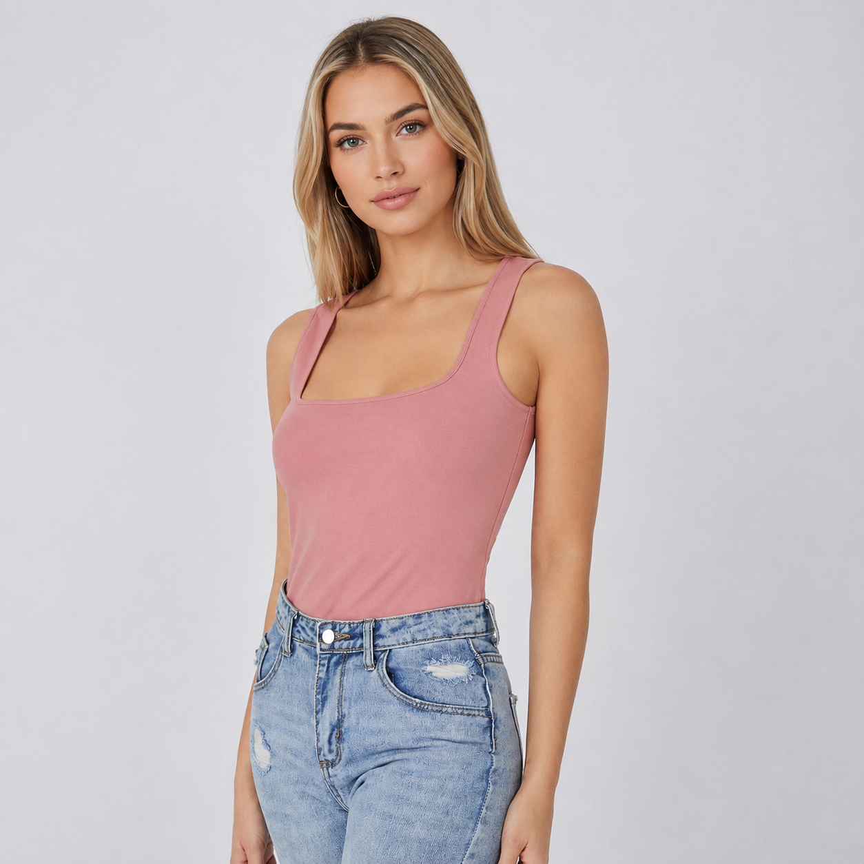Casual Versatile Solid Tank Top For Women