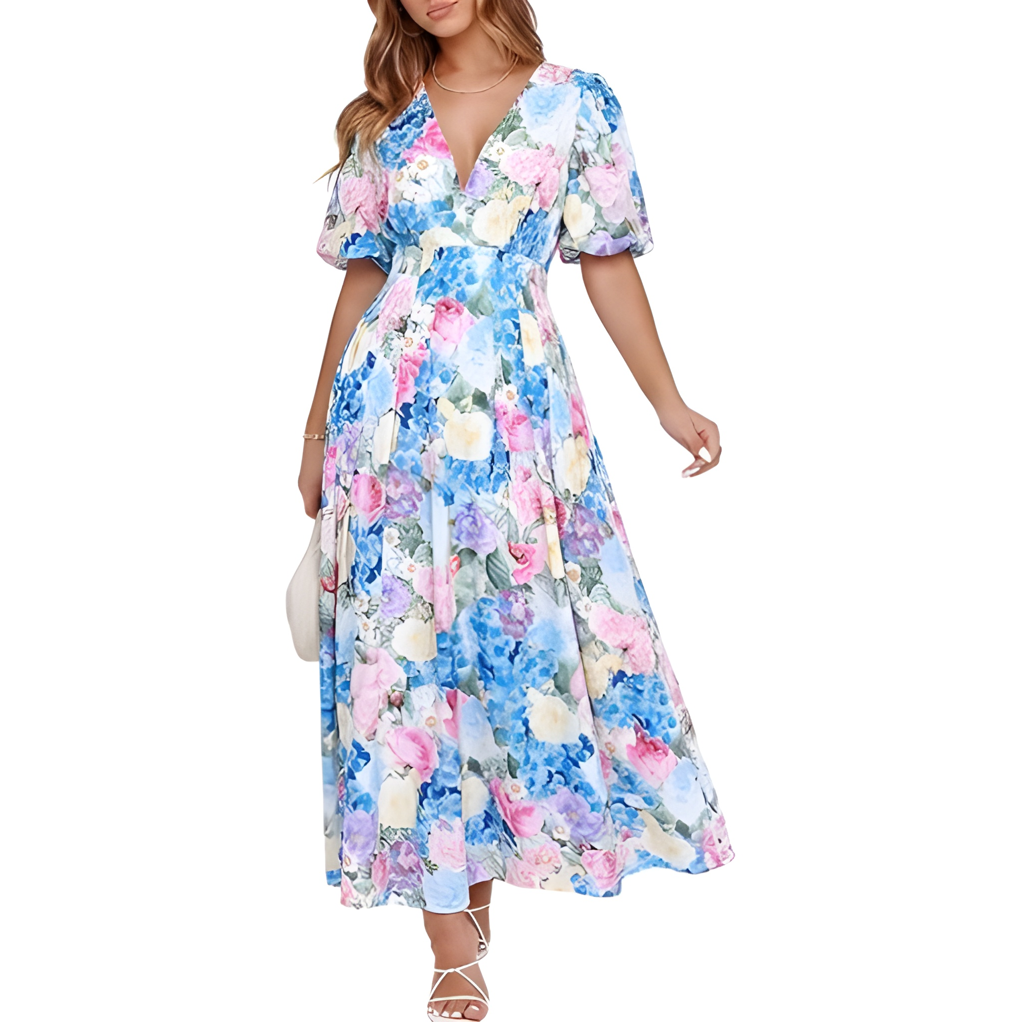 Summer And Spring Floral Maxi Dress 2026 For Women