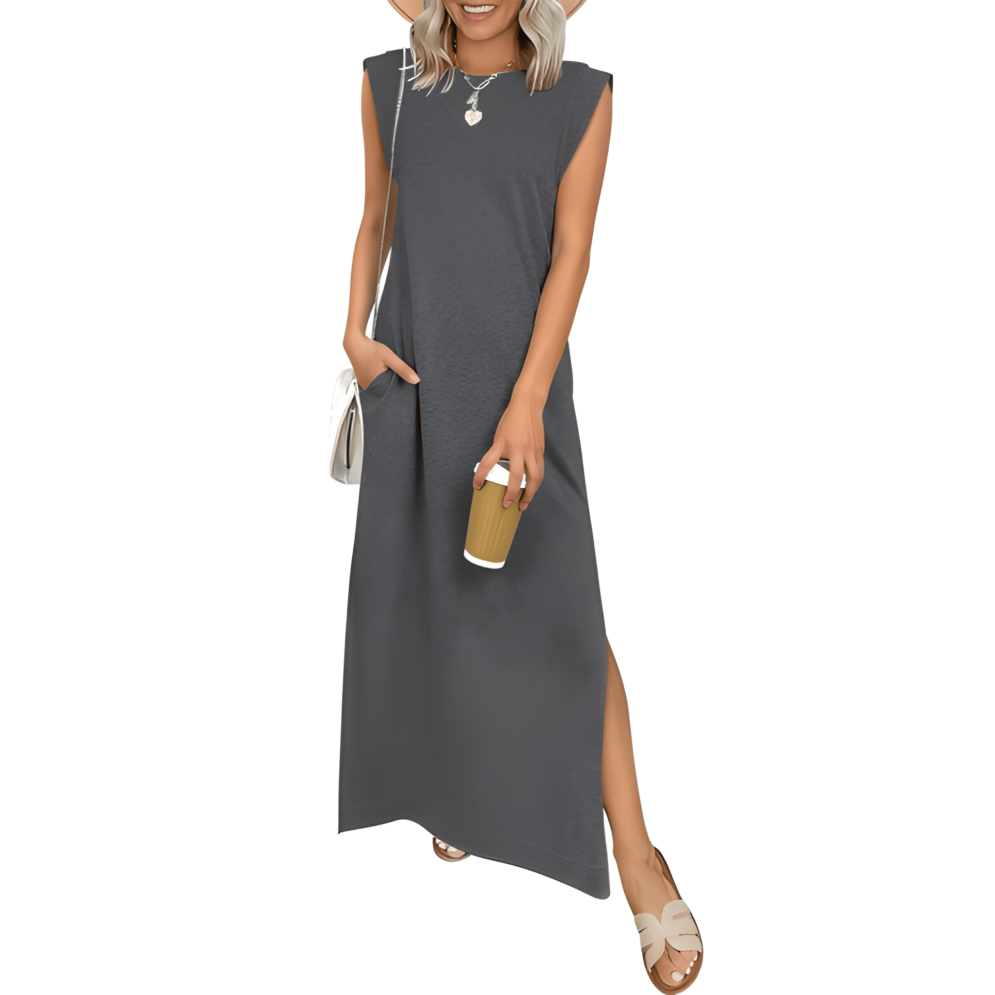 Summer Casual Sleeveless Maxi Dress For Women