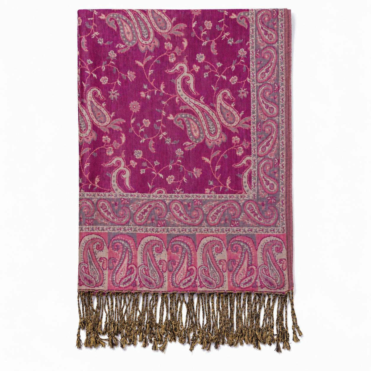 Fashionable Paisley Pattern Print Jacquard Shawl For Women