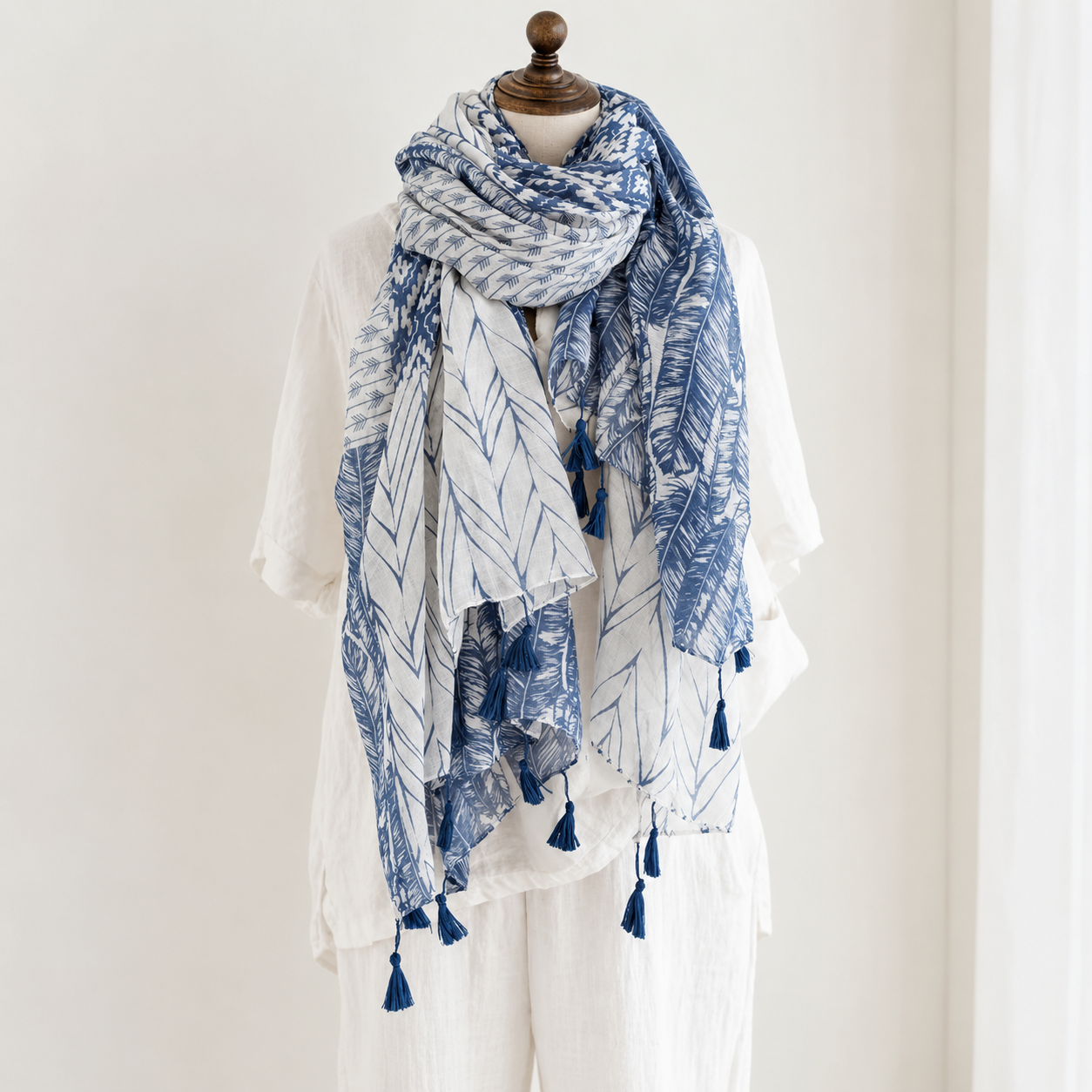 Plaid Printed Versatile Winter Scarf For Women