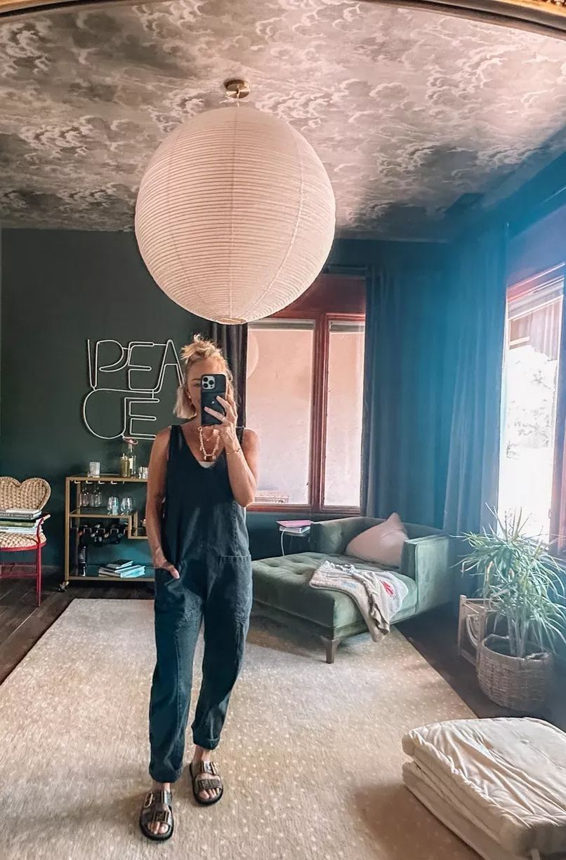 Denim Jumpsuit With Pockets