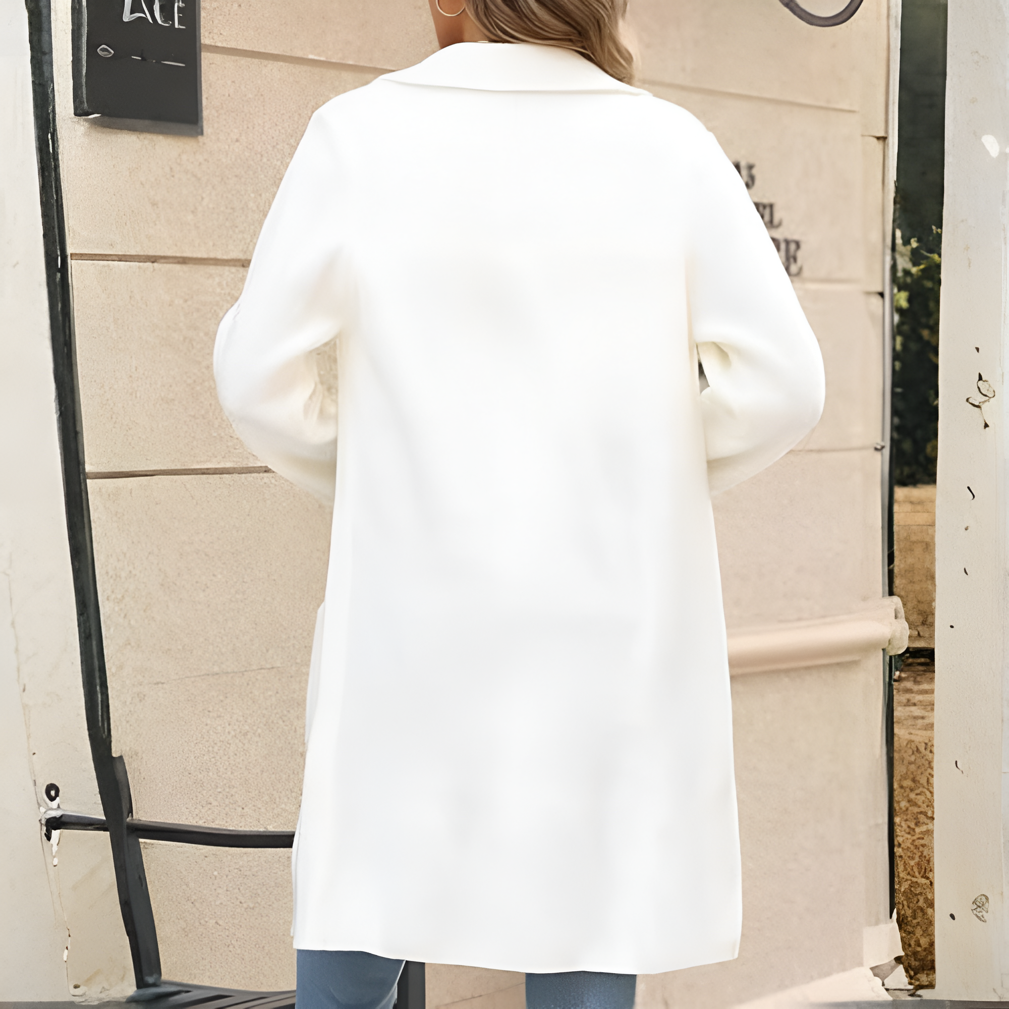 Long Open Front Cardigan Coat for Women