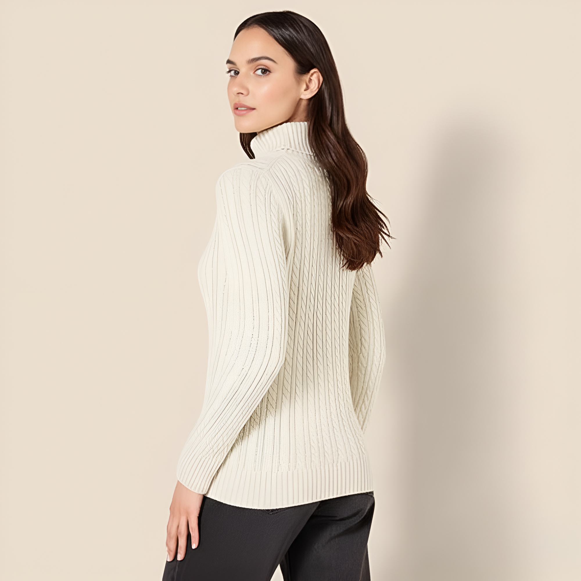 Classic Fisherman Cable Knit Sweater