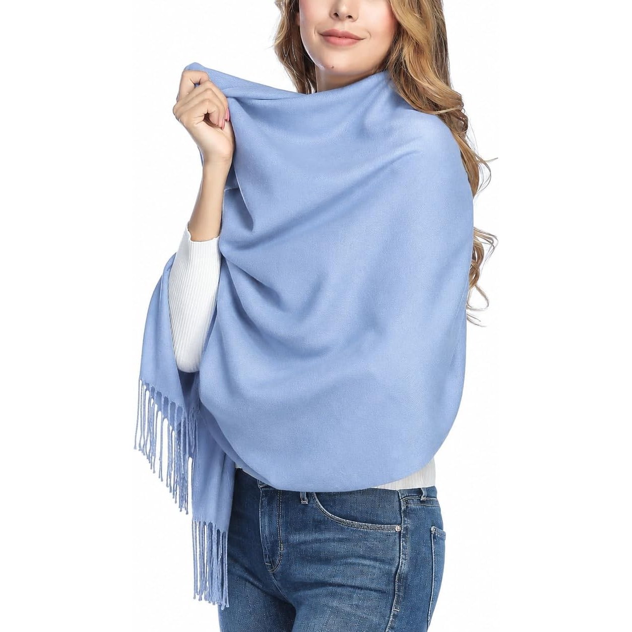 Casual Oversized Pashmina Shawl Wrap For Women