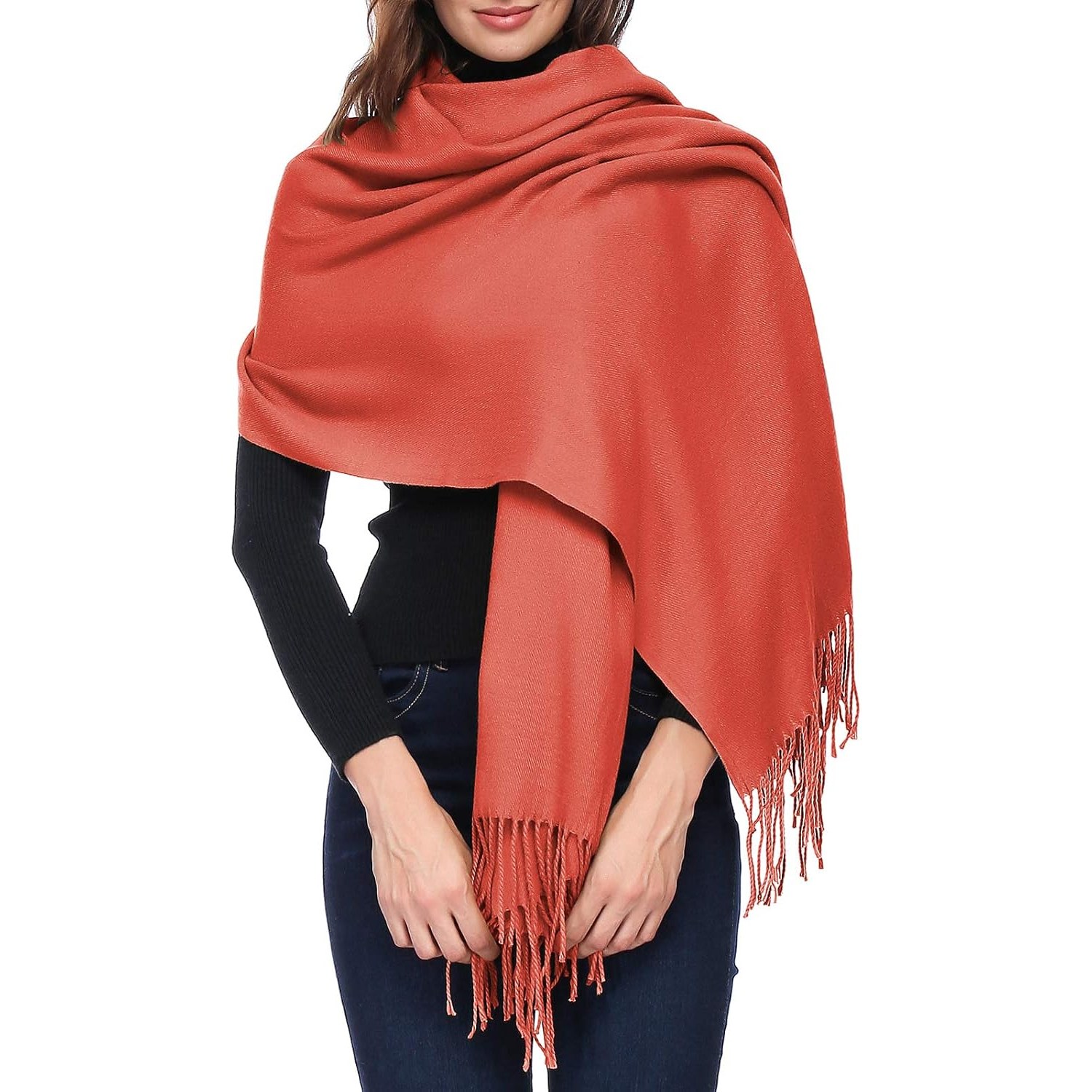 Casual Oversized Pashmina Shawl Wrap For Women