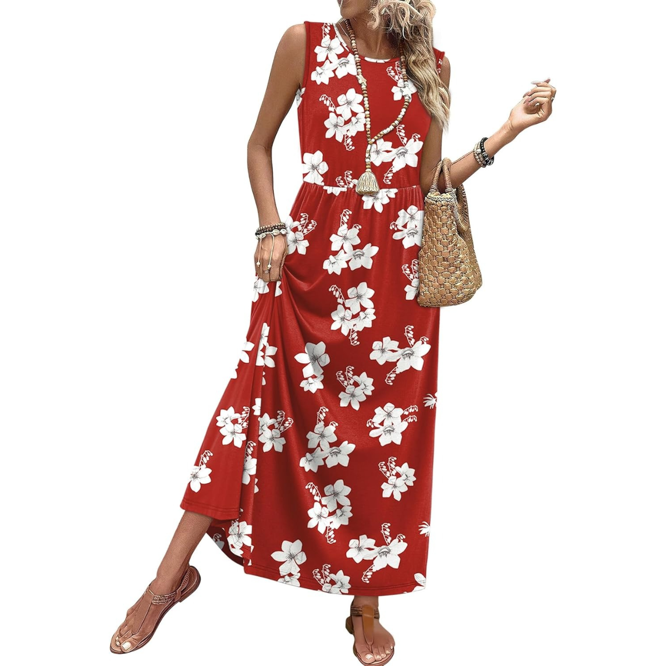 Summer Sleeveless Maxi Dress For Women