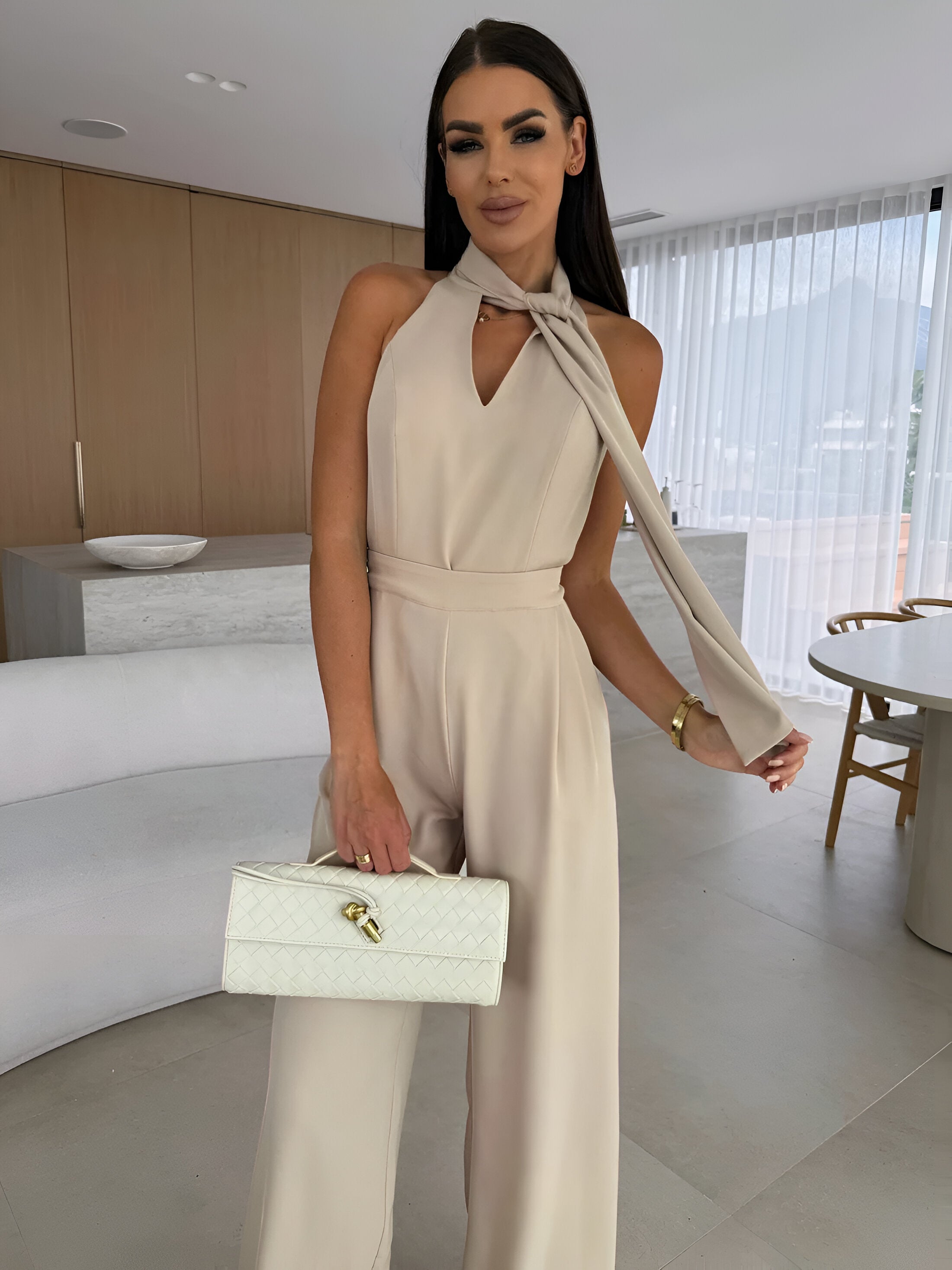 Haltered Jumpsuit For A Stylish Look-My Comfy Blouse