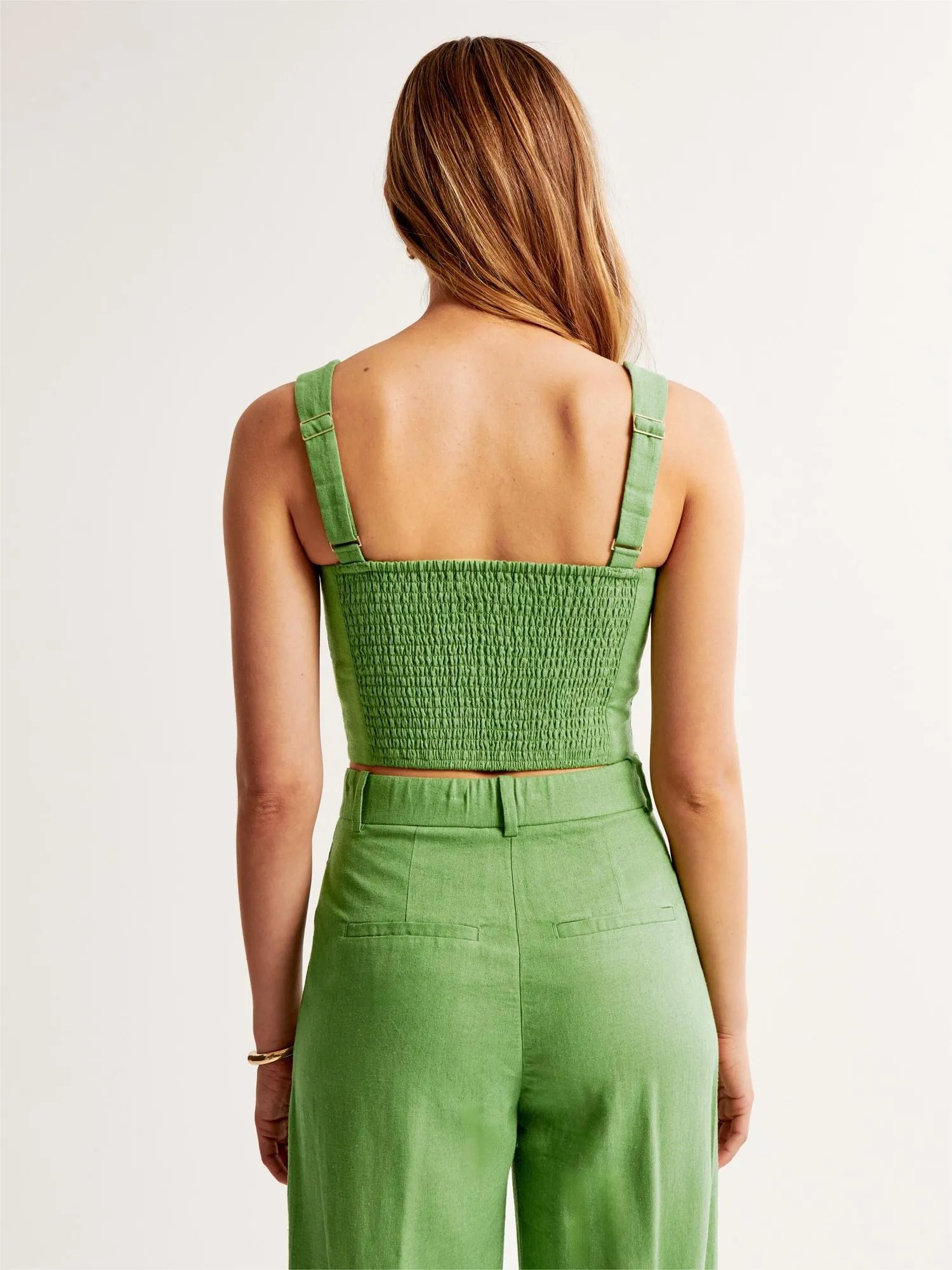 Tailored And Lifted Linen Blend Set-My Comfy Blouse