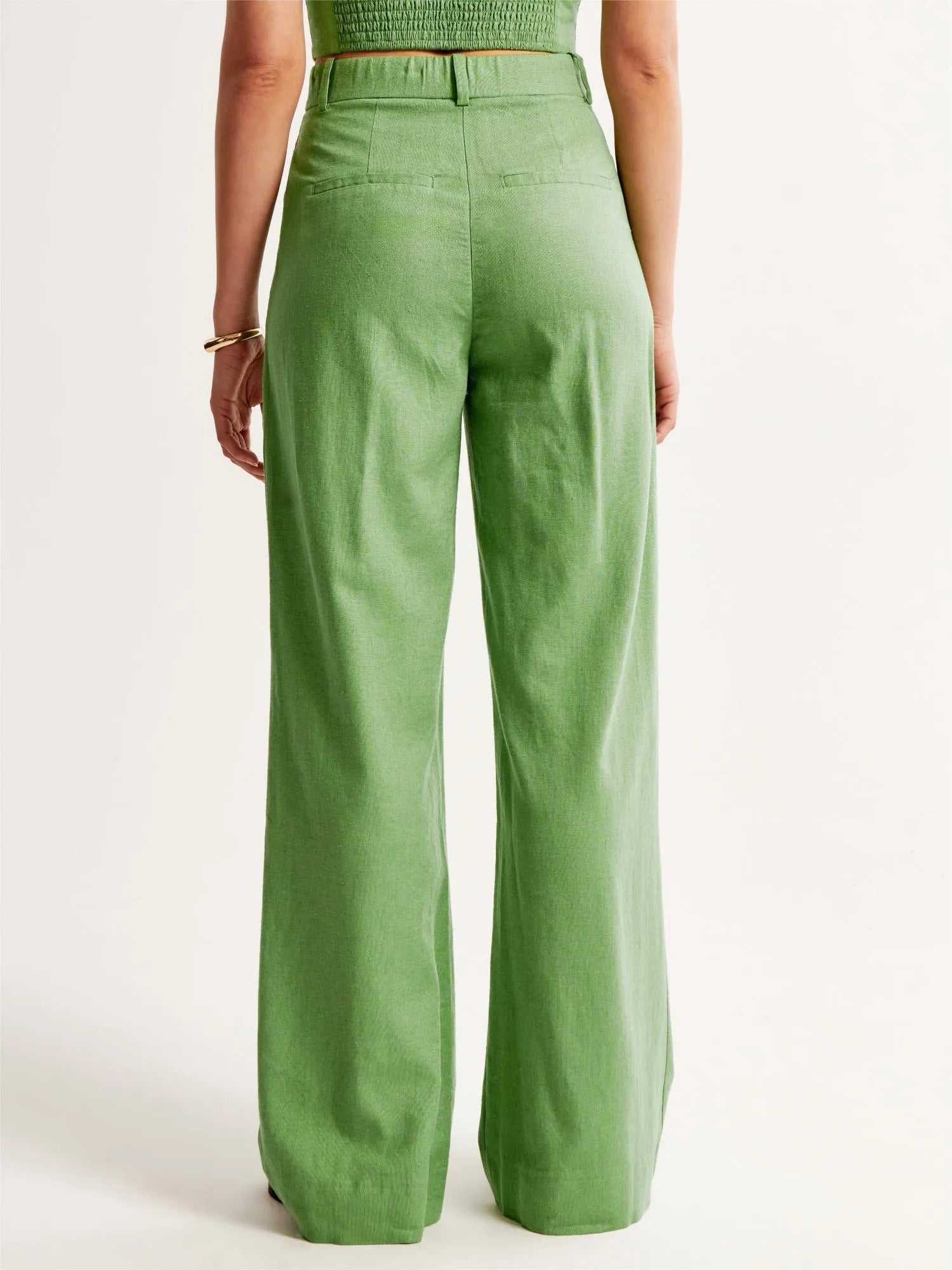 Tailored And Lifted Linen Blend Set-My Comfy Blouse