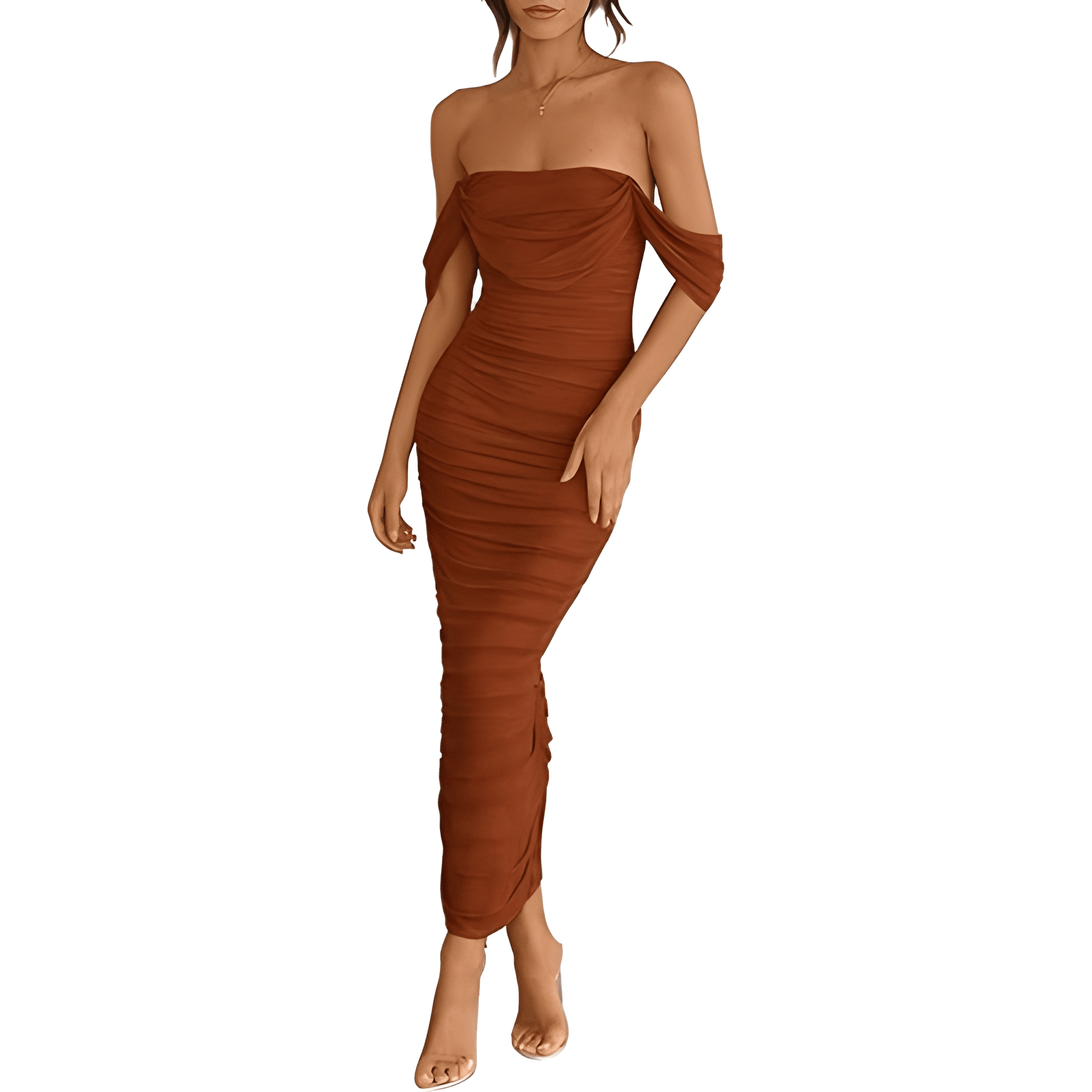 Summer And Ruched Bodycon Sleeveless Maxi Dress Dresses For Women