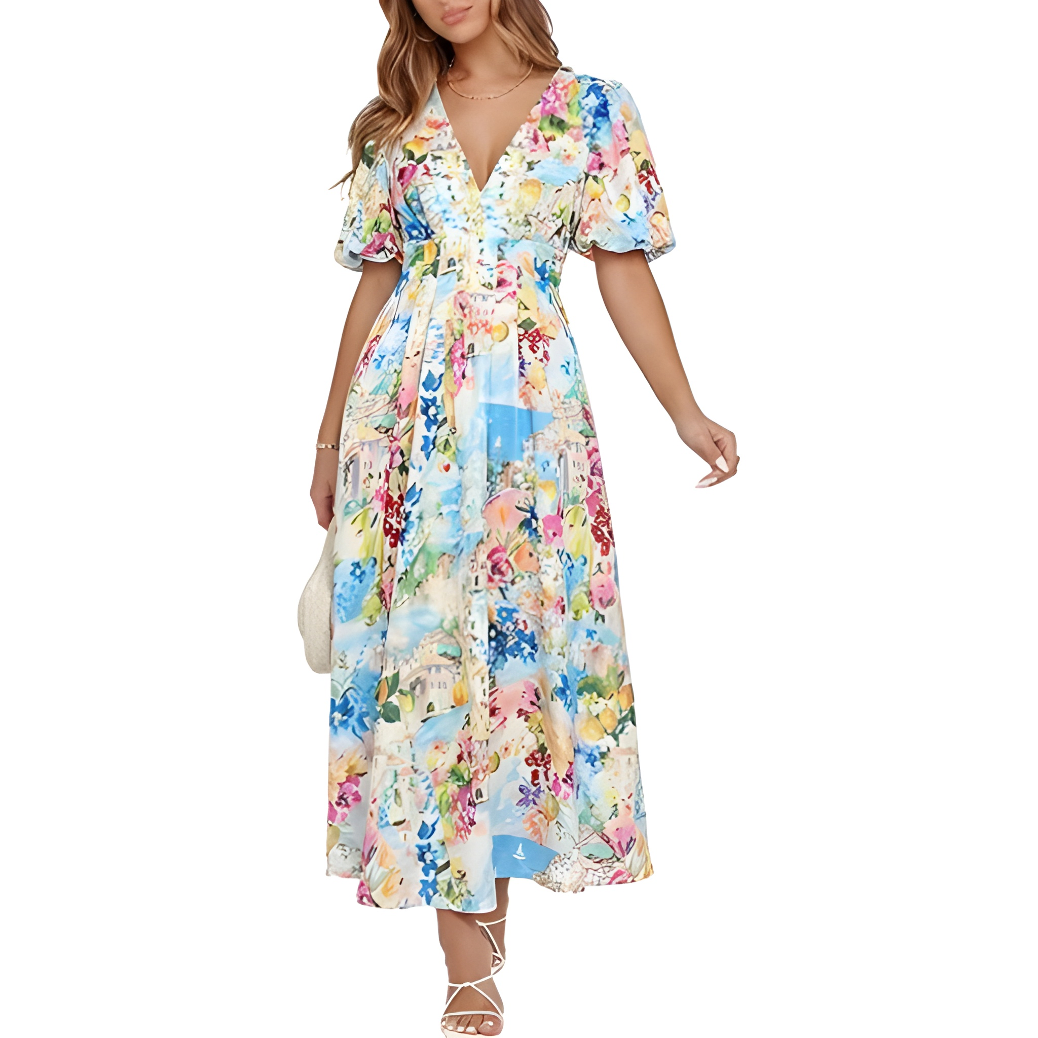 Summer And Spring Floral Maxi Dress 2026 For Women