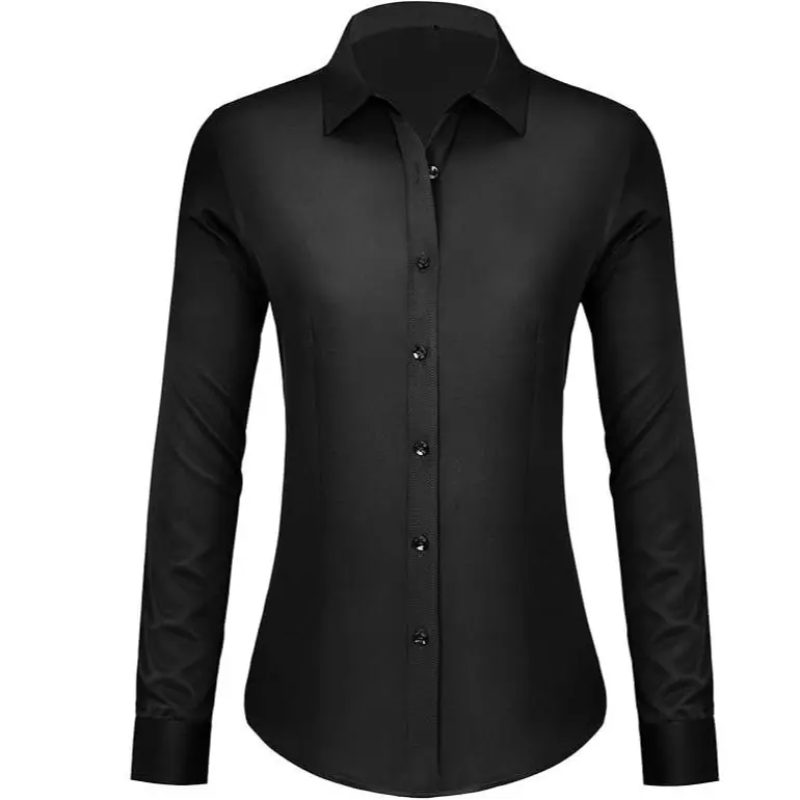 Wrinkle Free Button Down Shirts For Women-My Comfy Blouse