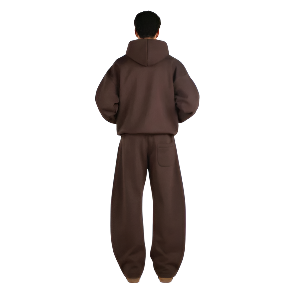 Zipper Hoodie And Sweatpants Set-My Comfy Blouse